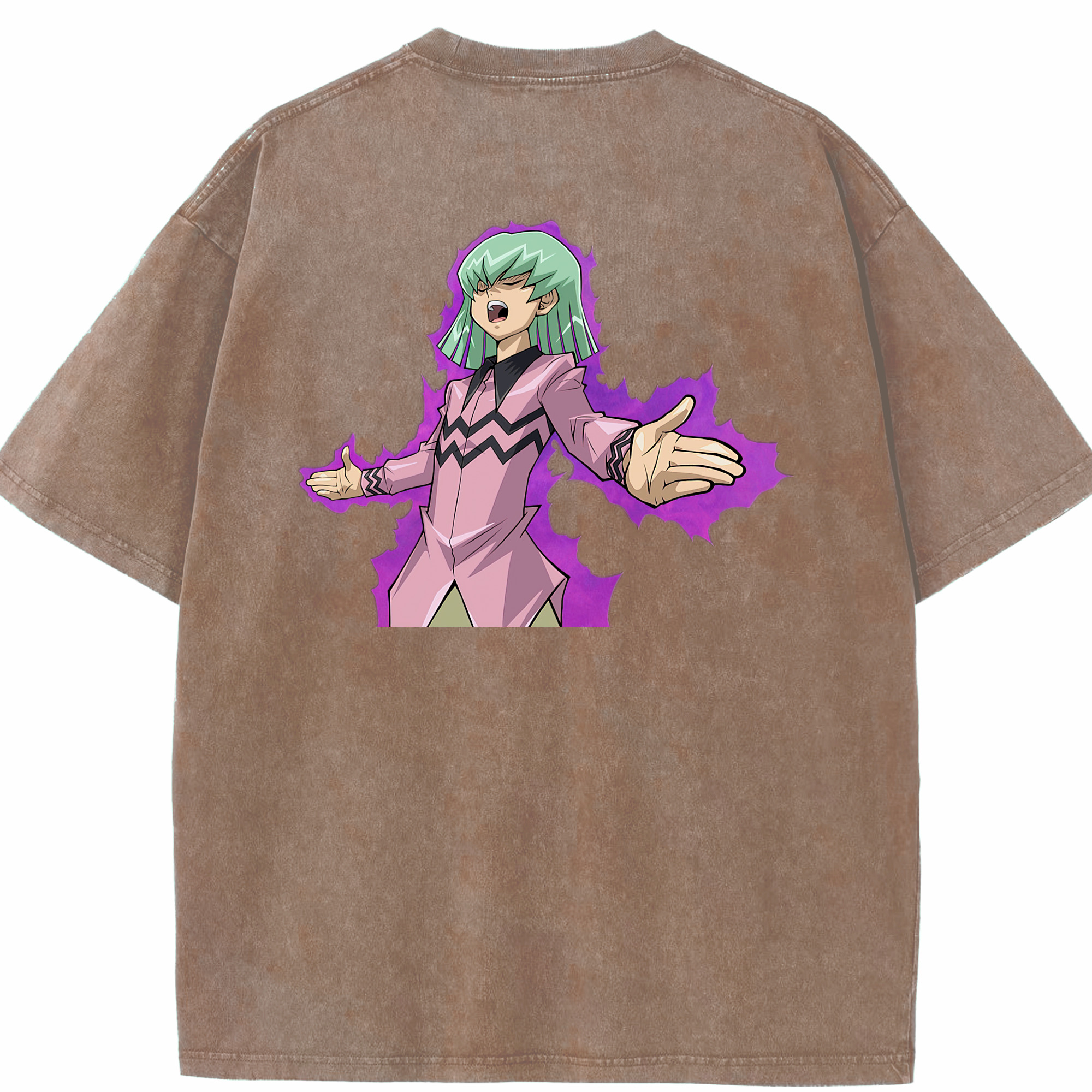 （画像用） 遊☆戯☆王 Yu-Gi-Oh! 綿100% ヴィンテージ風 半袖Tシャツ（背面プリント）