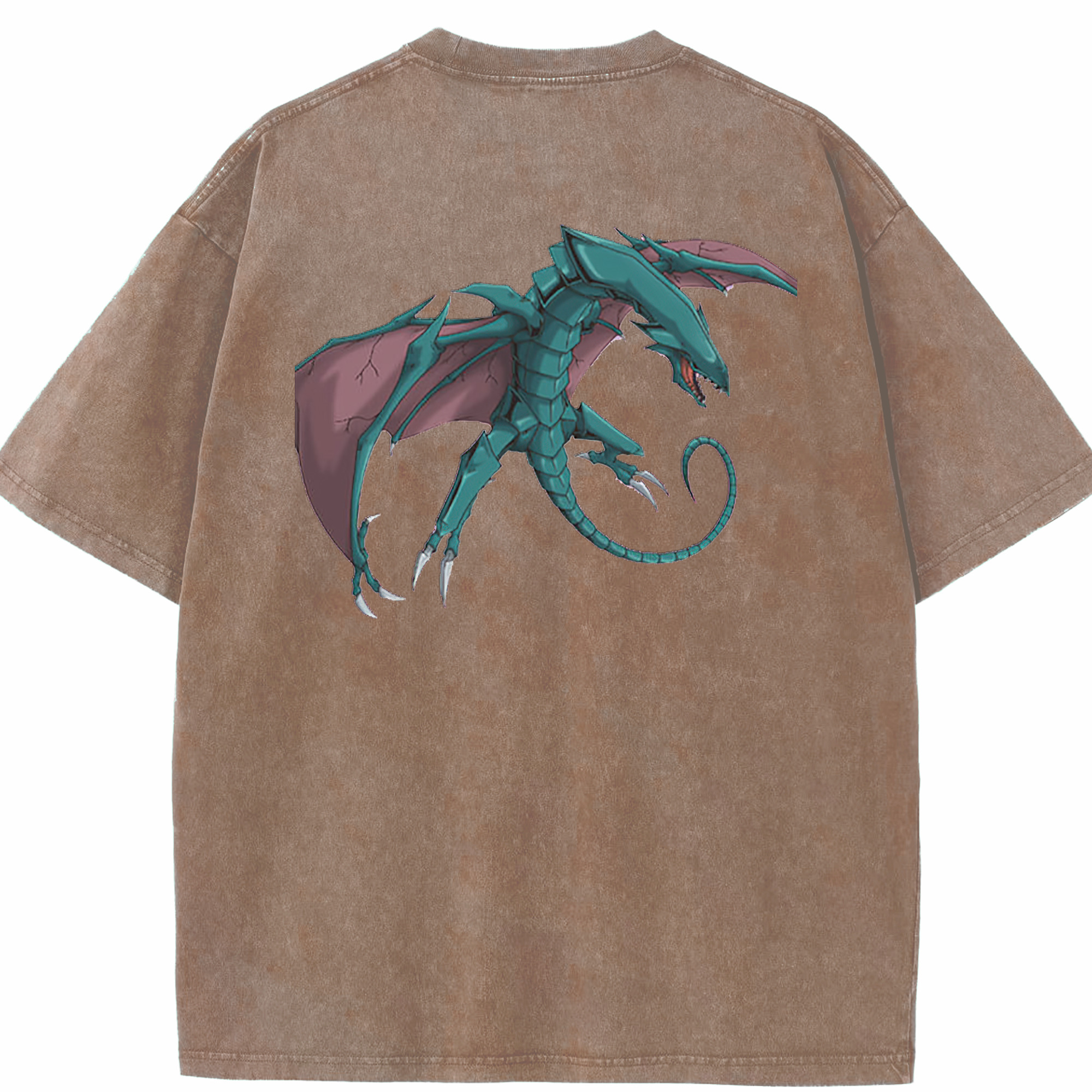 （画像用） 遊☆戯☆王 Yu-Gi-Oh! 綿100% ヴィンテージ風 半袖Tシャツ（背面プリント）