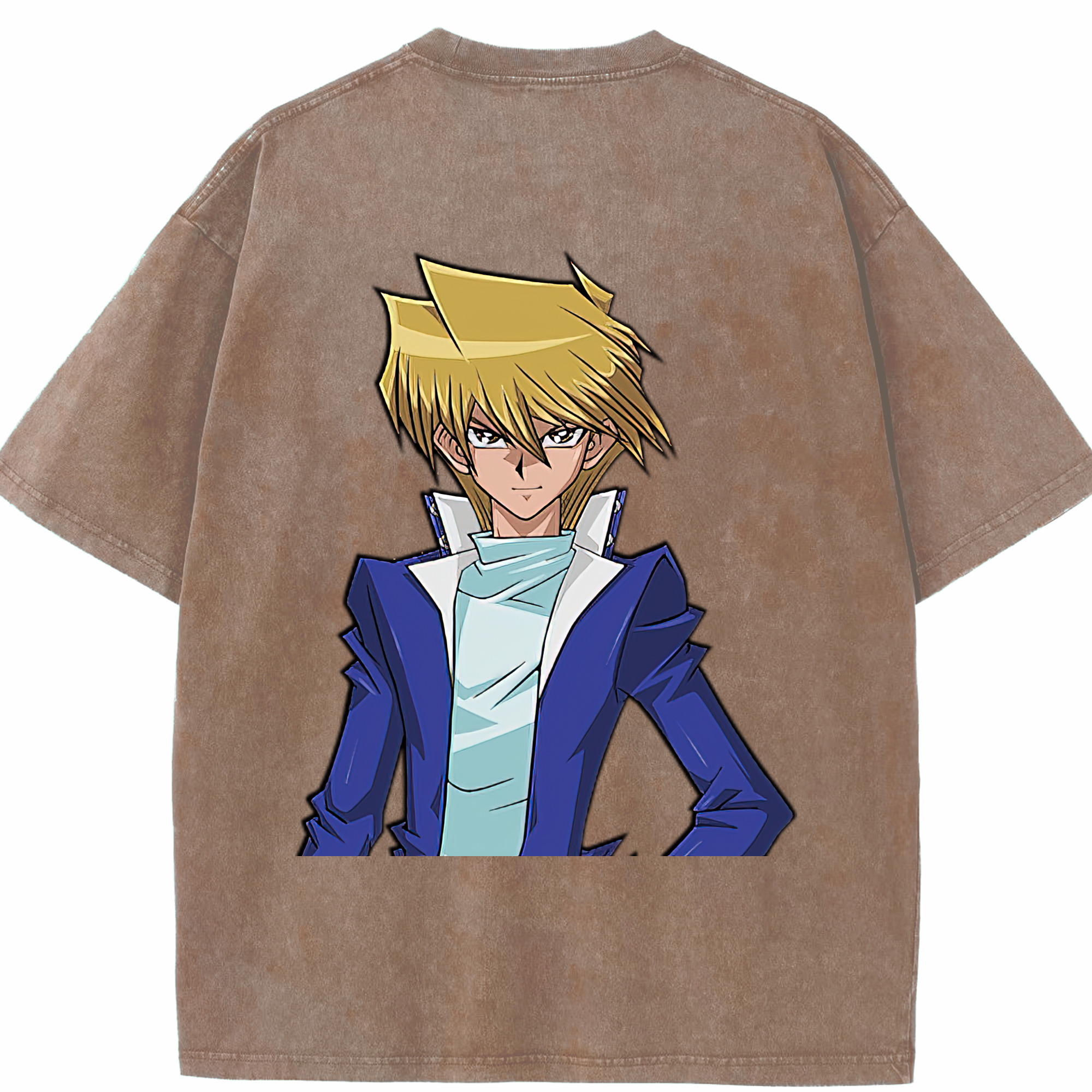 （画像用） 遊☆戯☆王 Yu-Gi-Oh! 綿100% ヴィンテージ風 半袖Tシャツ（背面プリント）