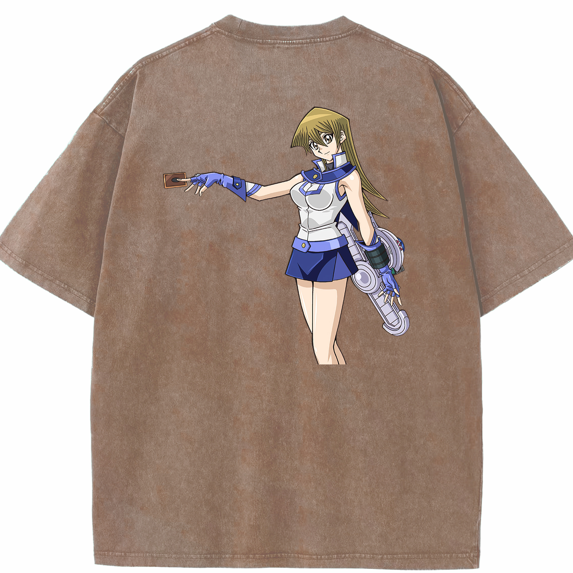 （画像用） 遊☆戯☆王 Yu-Gi-Oh! 綿100% ヴィンテージ風 半袖Tシャツ（背面プリント）