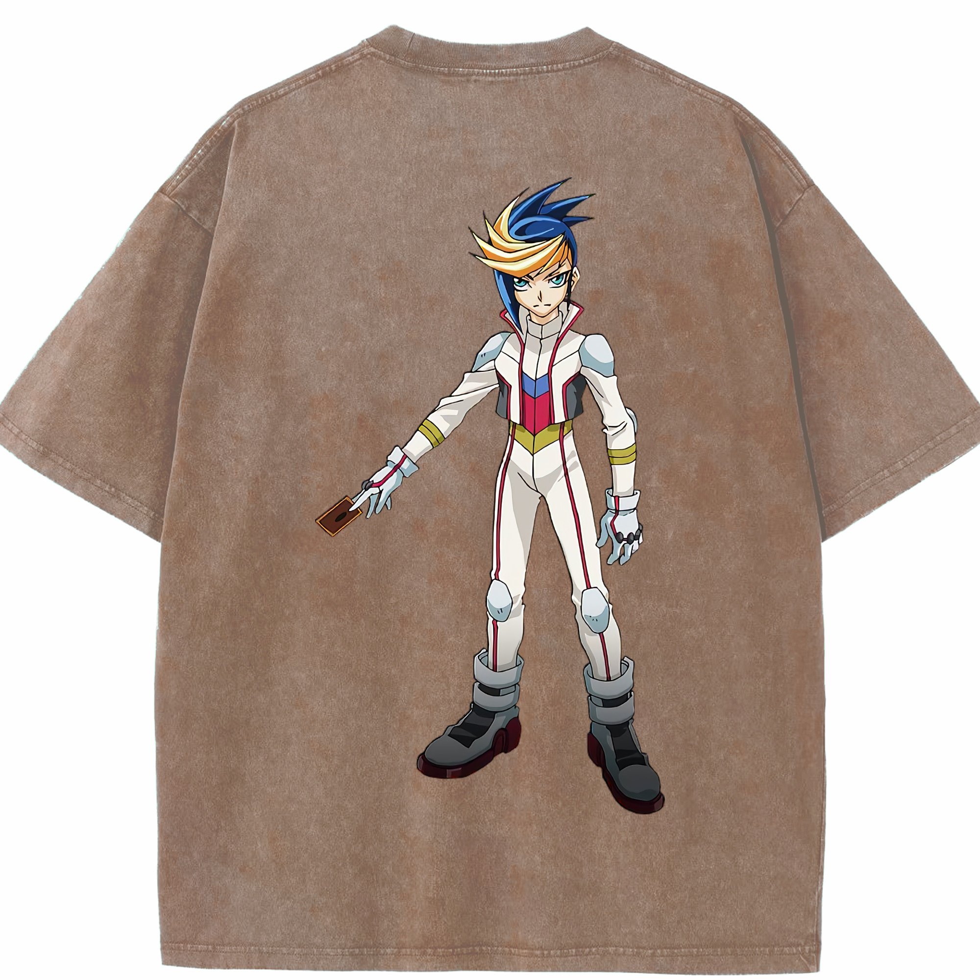 （画像用） 遊☆戯☆王 Yu-Gi-Oh! 綿100% ヴィンテージ風 半袖Tシャツ（背面プリント）