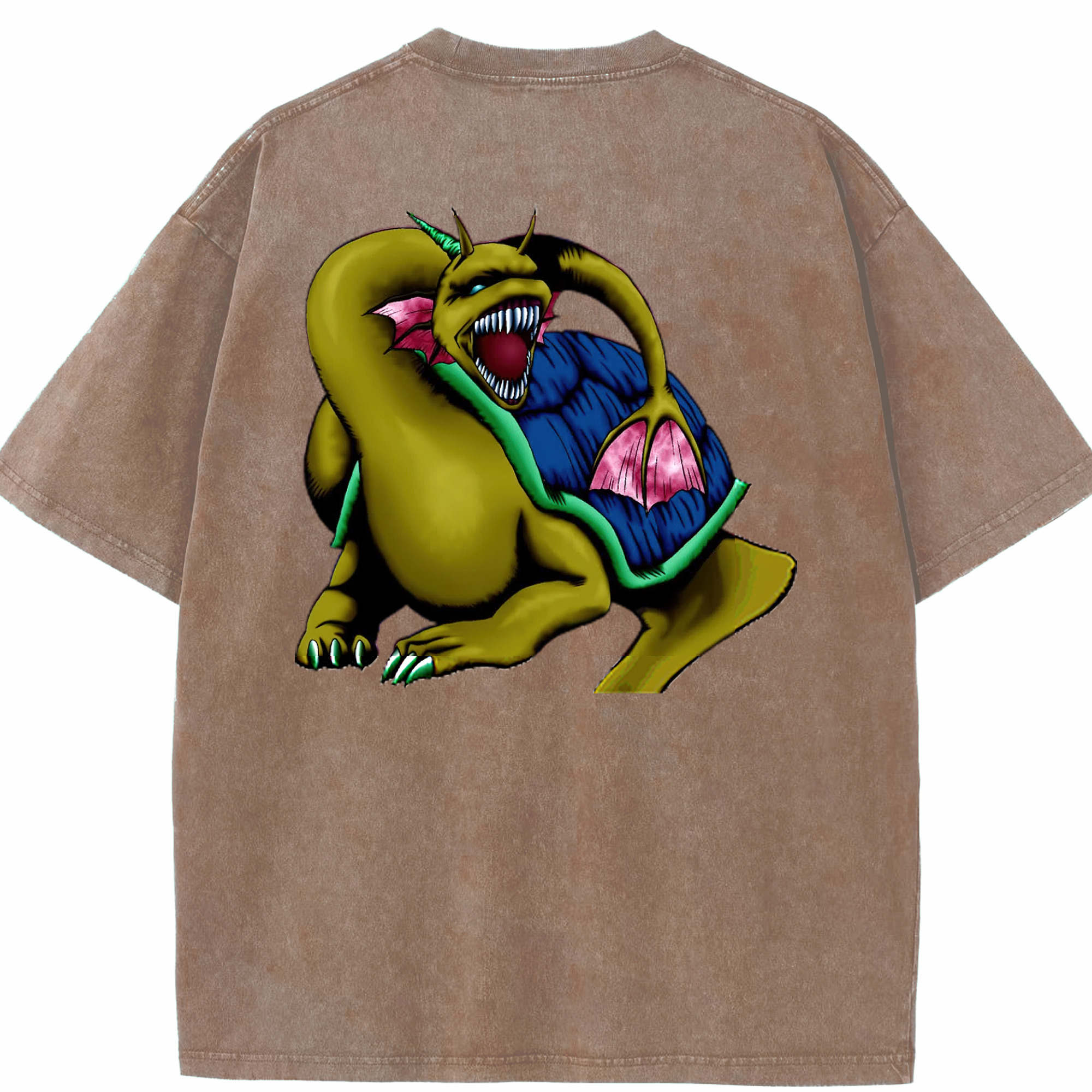 （画像用） 遊☆戯☆王 Yu-Gi-Oh! 綿100% ヴィンテージ風 半袖Tシャツ（背面プリント）