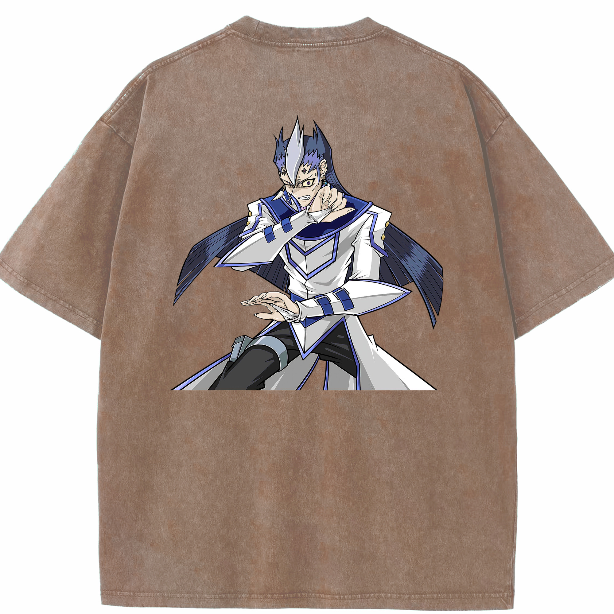 （画像用） 遊☆戯☆王 Yu-Gi-Oh! 綿100% ヴィンテージ風 半袖Tシャツ（背面プリント）