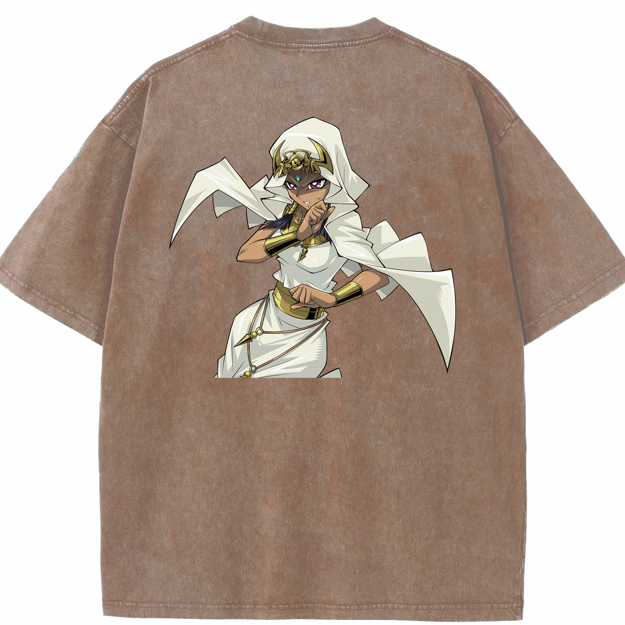 （画像用） 遊☆戯☆王 Yu-Gi-Oh! 綿100% ヴィンテージ風 半袖Tシャツ（背面プリント）