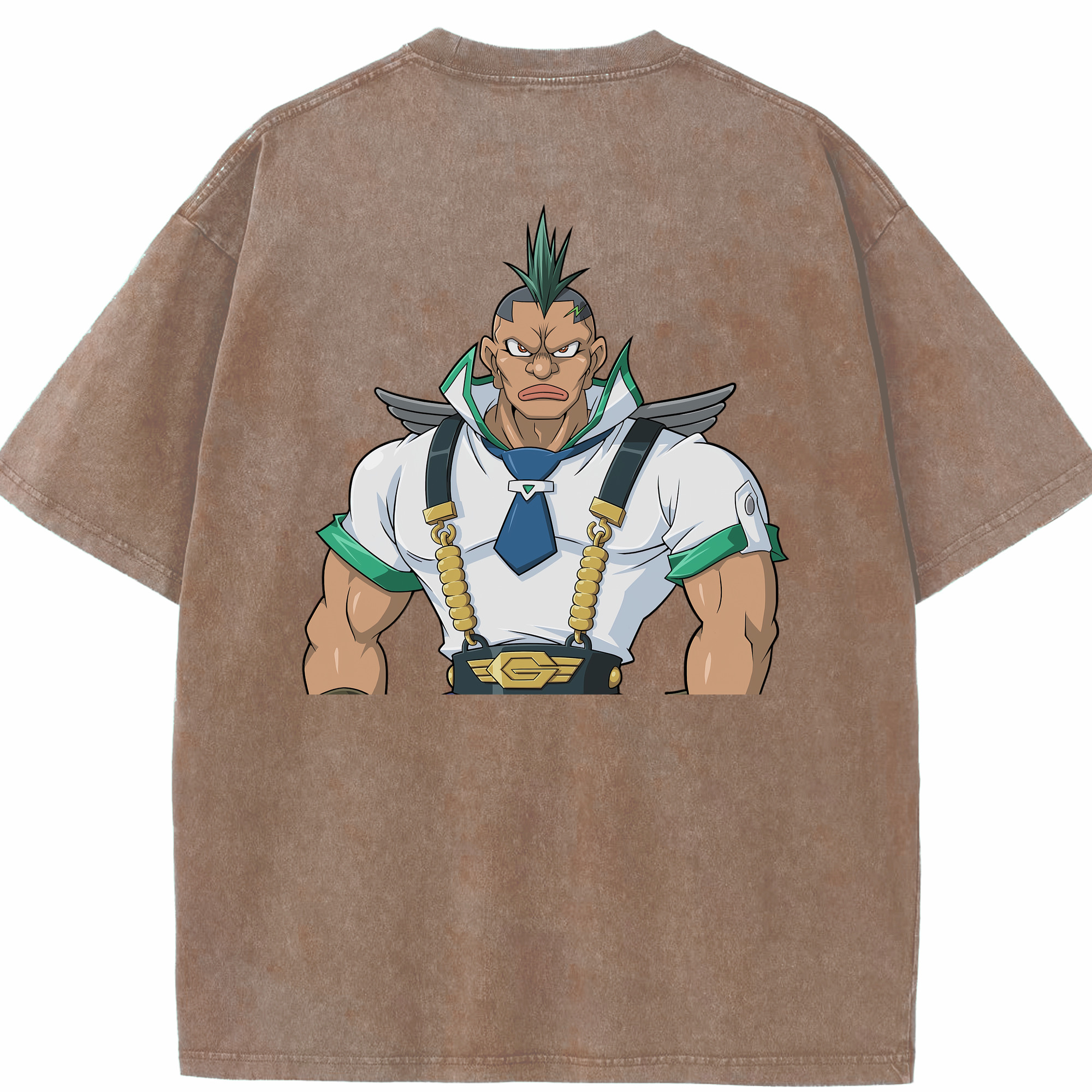 （画像用） 遊☆戯☆王 Yu-Gi-Oh! 綿100% ヴィンテージ風 半袖Tシャツ（背面プリント）
