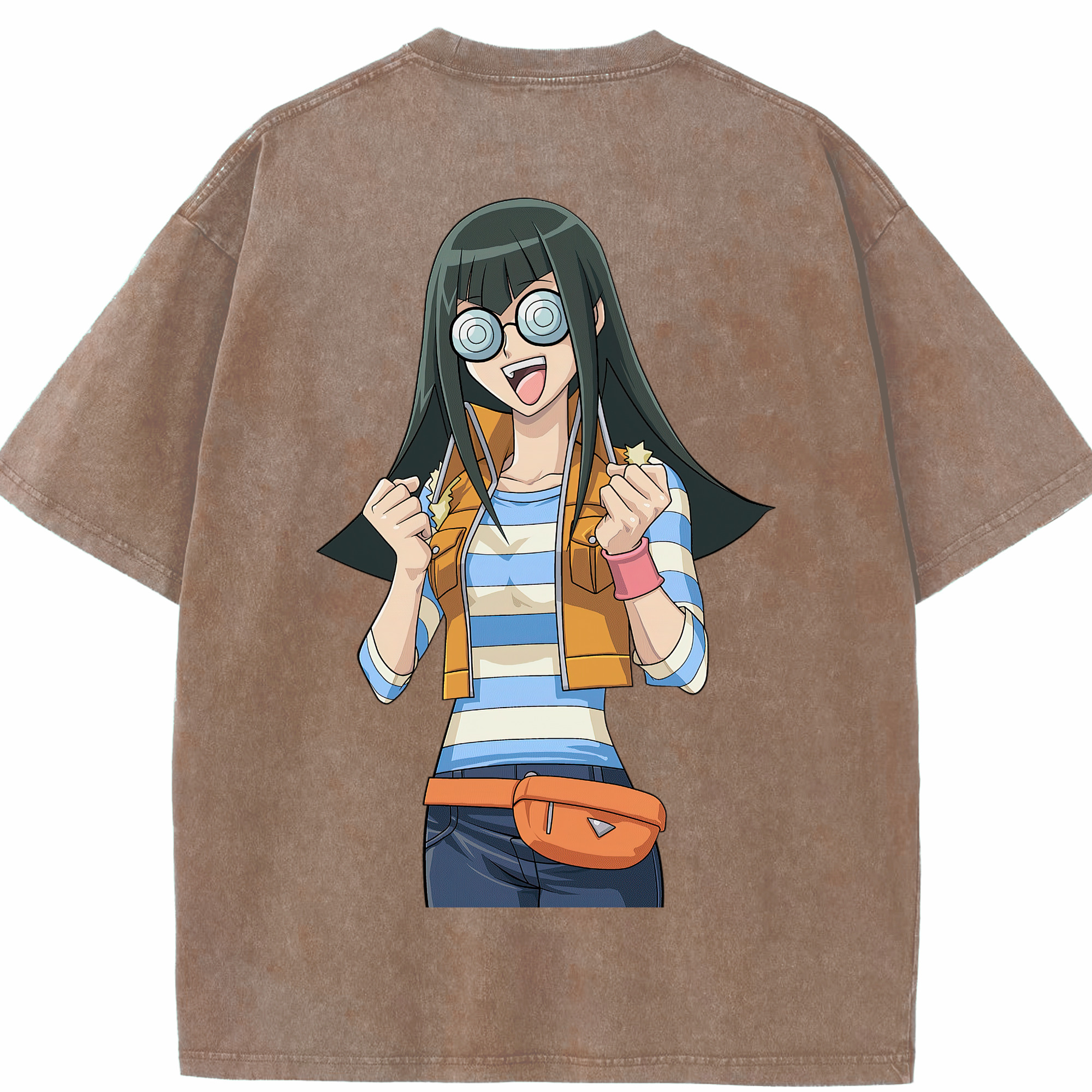 （画像用） 遊☆戯☆王 Yu-Gi-Oh! 綿100% ヴィンテージ風 半袖Tシャツ（背面プリント）