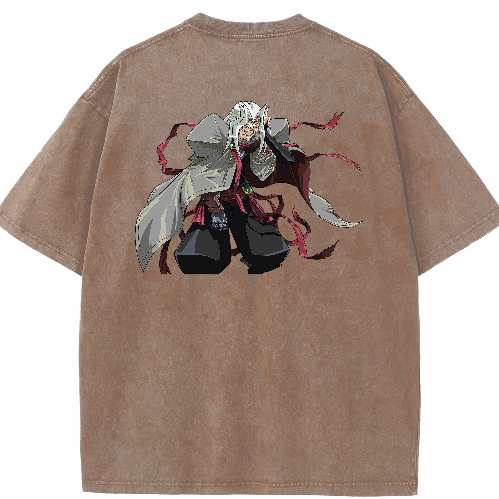 （画像用） 遊☆戯☆王 Yu-Gi-Oh! 綿100% ヴィンテージ風 半袖Tシャツ（背面プリント）