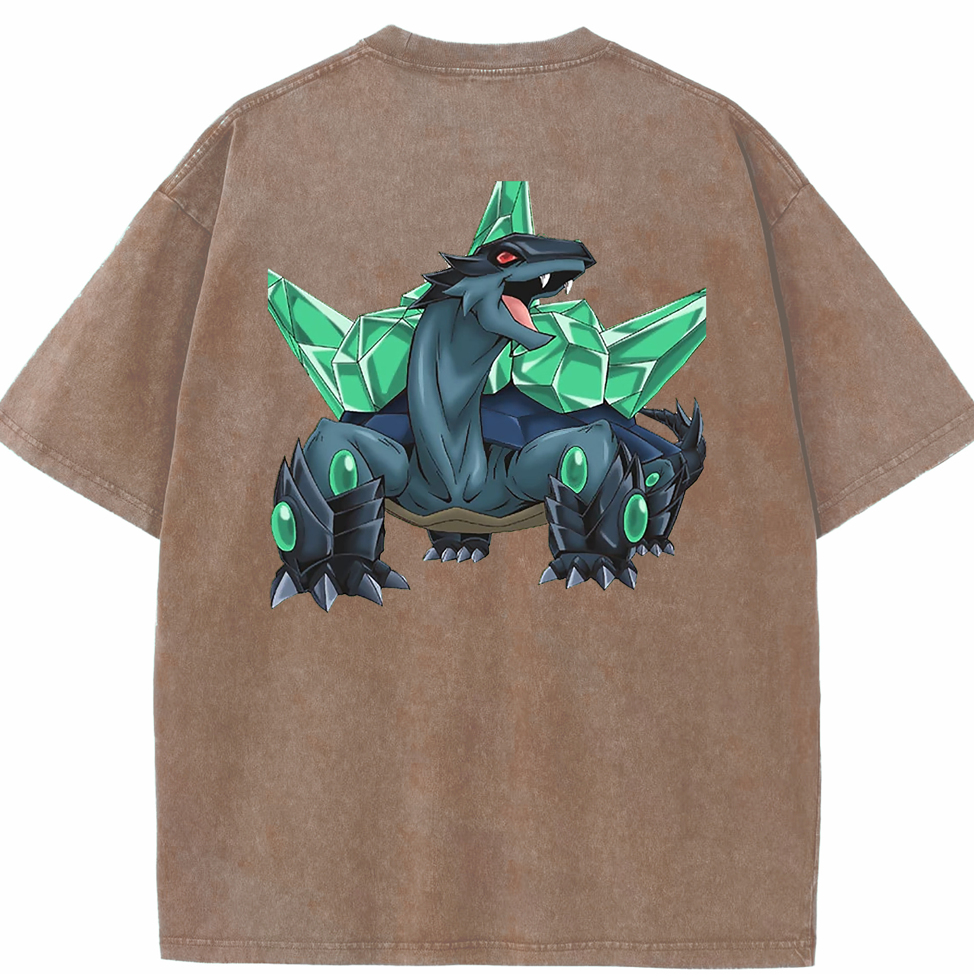 （画像用） 遊☆戯☆王 Yu-Gi-Oh! 綿100% ヴィンテージ風 半袖Tシャツ（背面プリント）