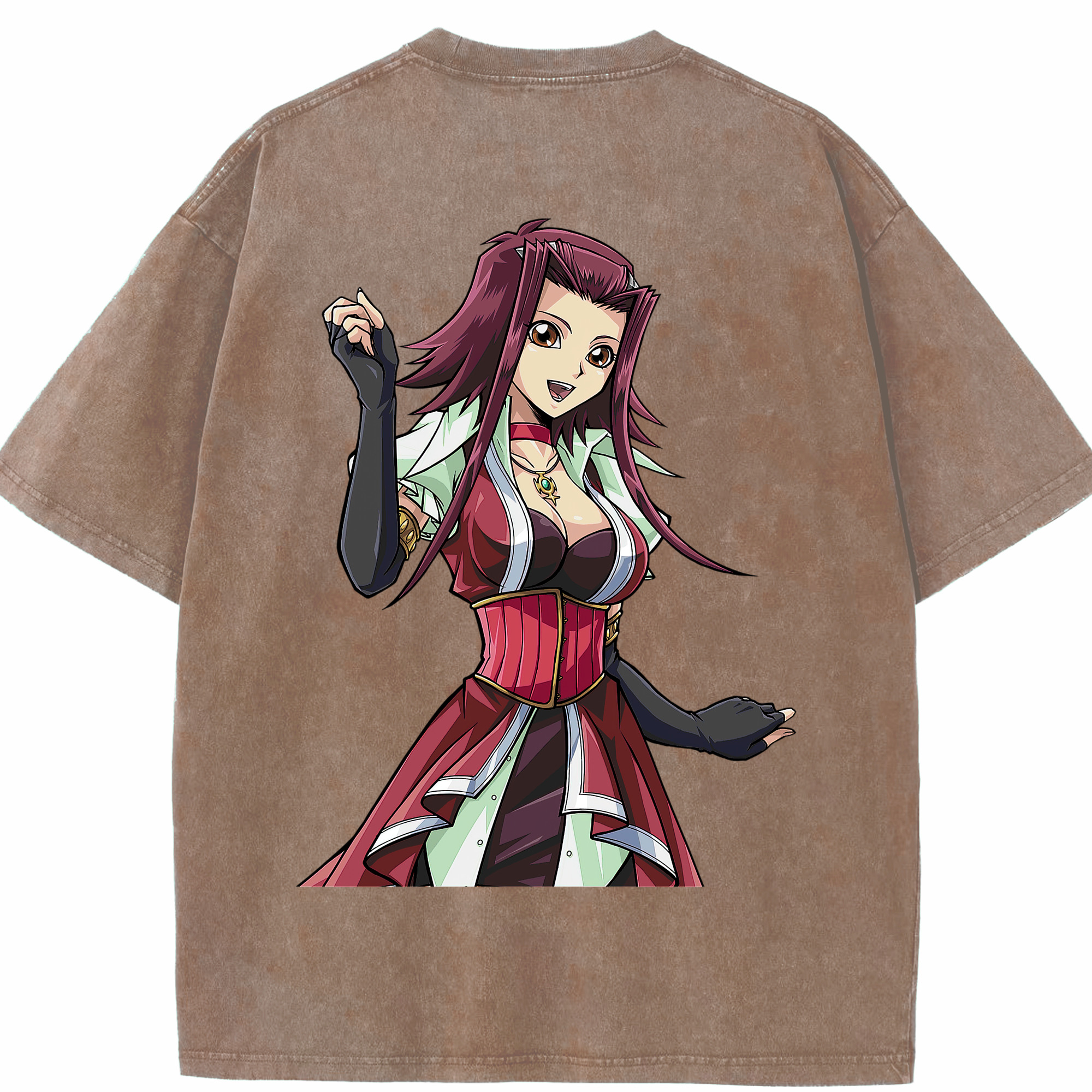 （画像用） 遊☆戯☆王 Yu-Gi-Oh! 綿100% ヴィンテージ風 半袖Tシャツ（背面プリント）
