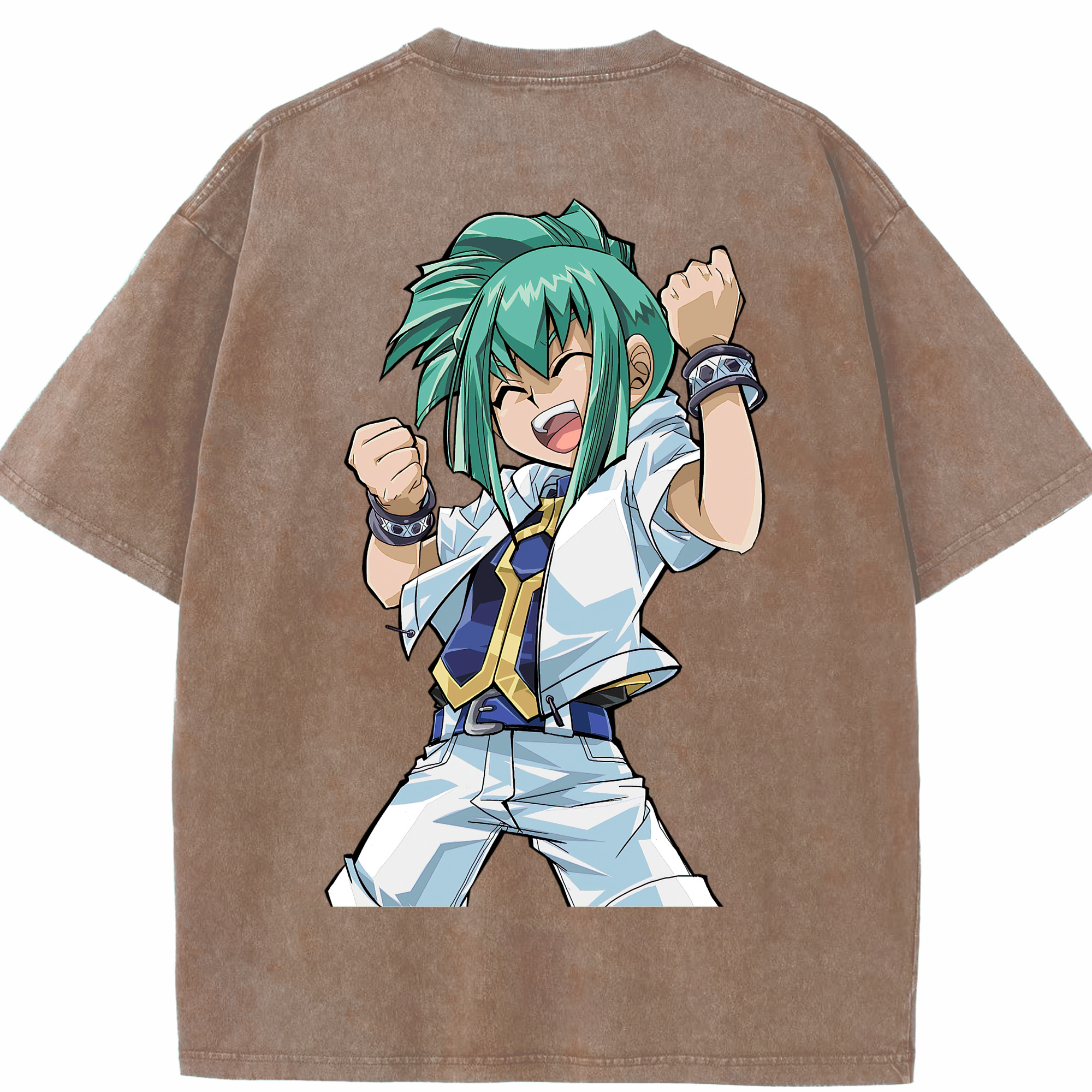 （画像用） 遊☆戯☆王 Yu-Gi-Oh! 綿100% ヴィンテージ風 半袖Tシャツ（背面プリント）