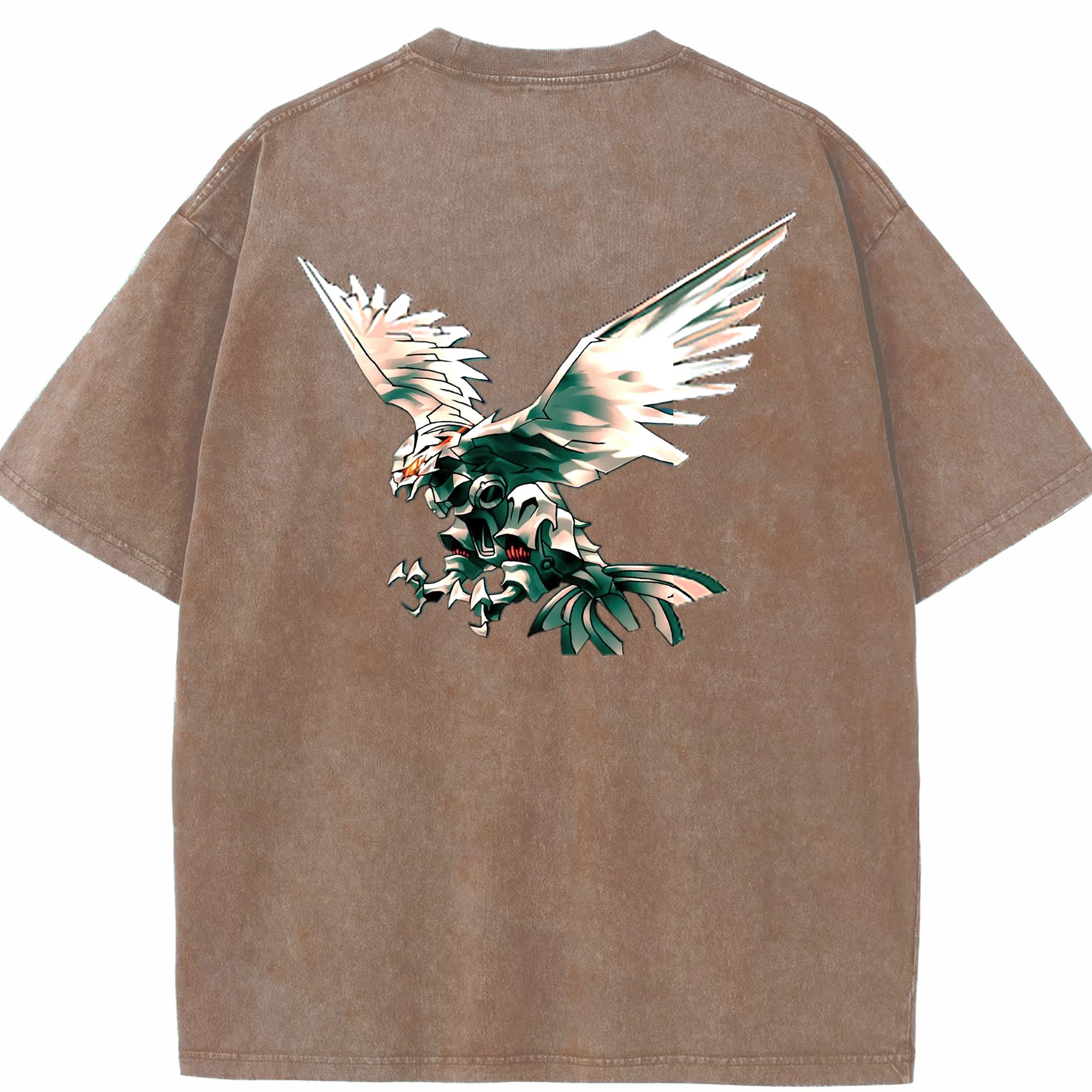 （画像用） 遊☆戯☆王 Yu-Gi-Oh! 綿100% ヴィンテージ風 半袖Tシャツ（背面プリント）