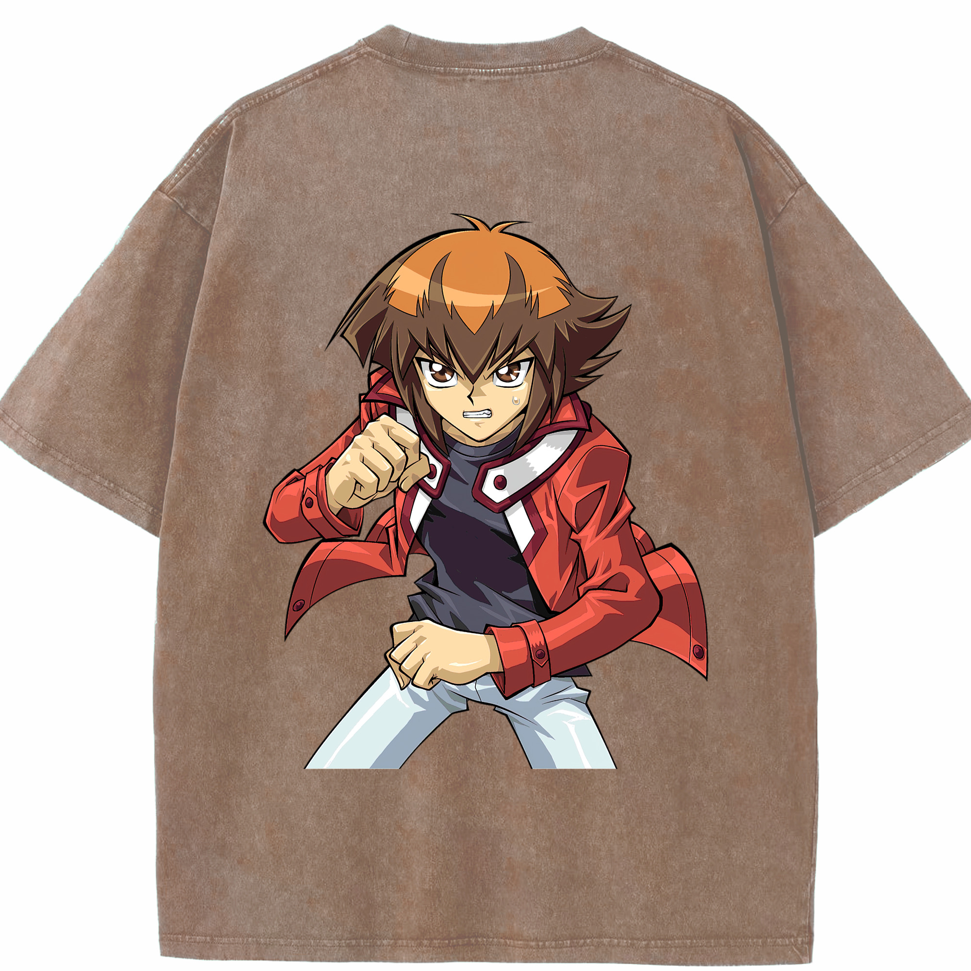 （画像用） 遊☆戯☆王 Yu-Gi-Oh! 綿100% ヴィンテージ風 半袖Tシャツ（背面プリント）