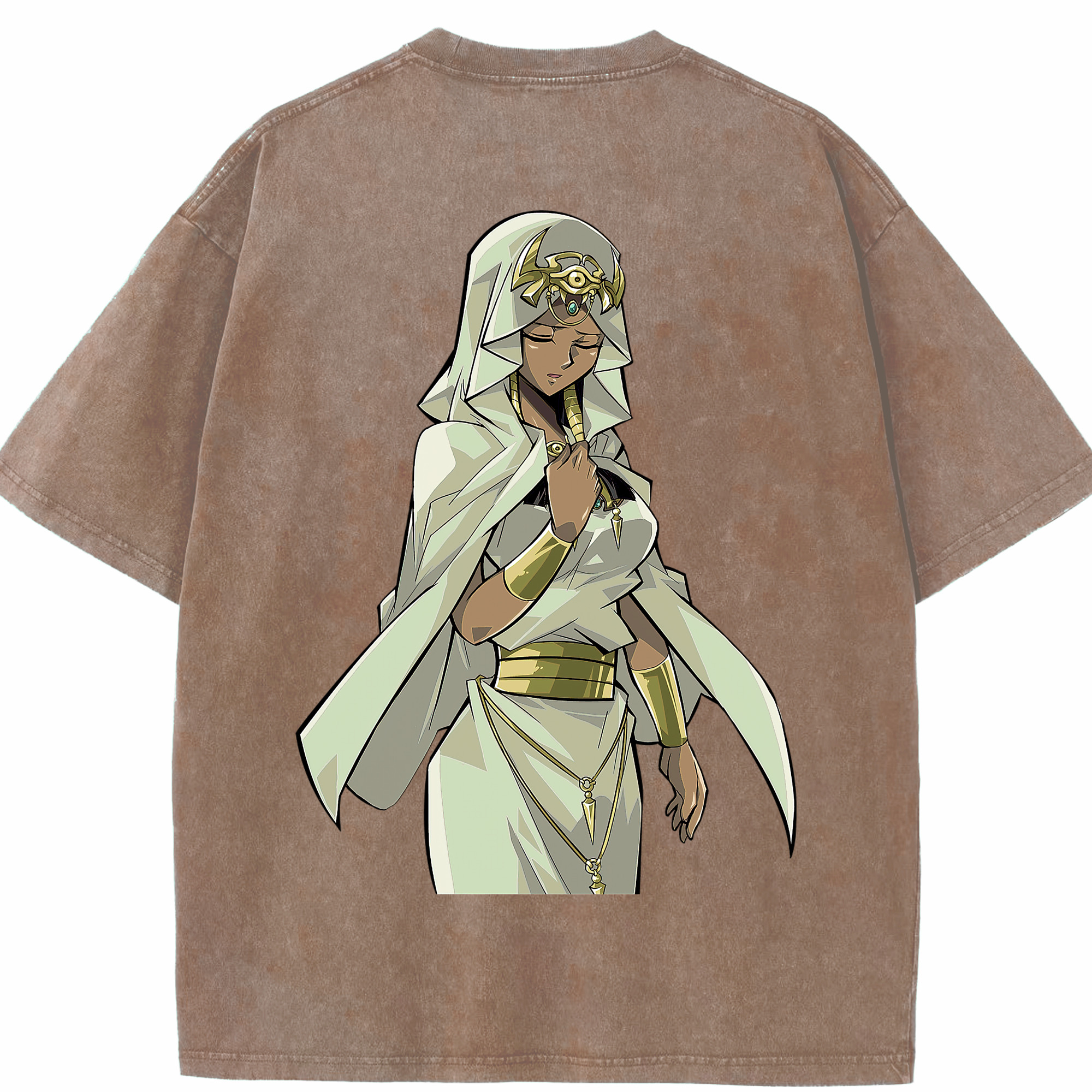 （画像用） 遊☆戯☆王 Yu-Gi-Oh! 綿100% ヴィンテージ風 半袖Tシャツ（背面プリント）