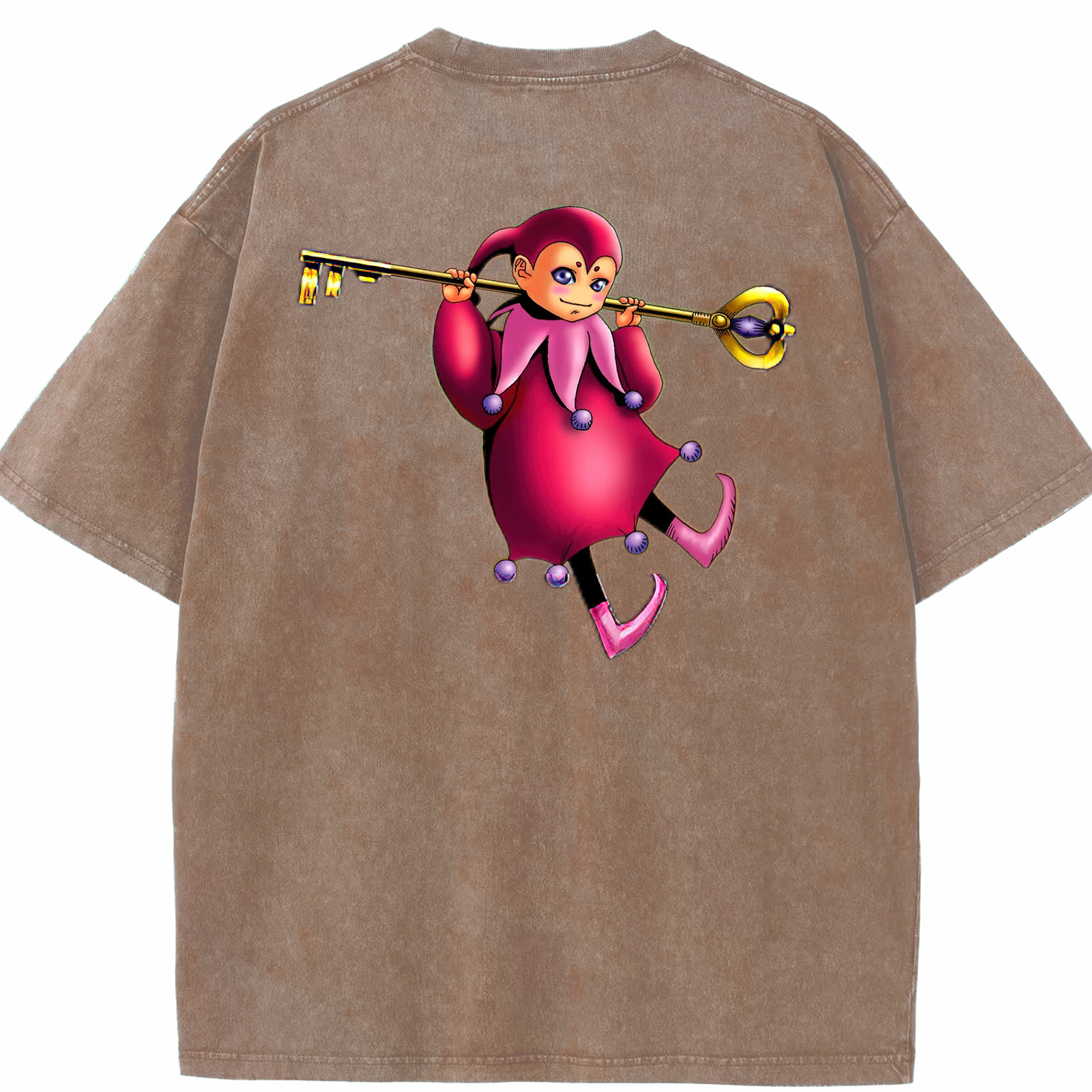 （画像用） 遊☆戯☆王 Yu-Gi-Oh! 綿100% ヴィンテージ風 半袖Tシャツ（背面プリント）