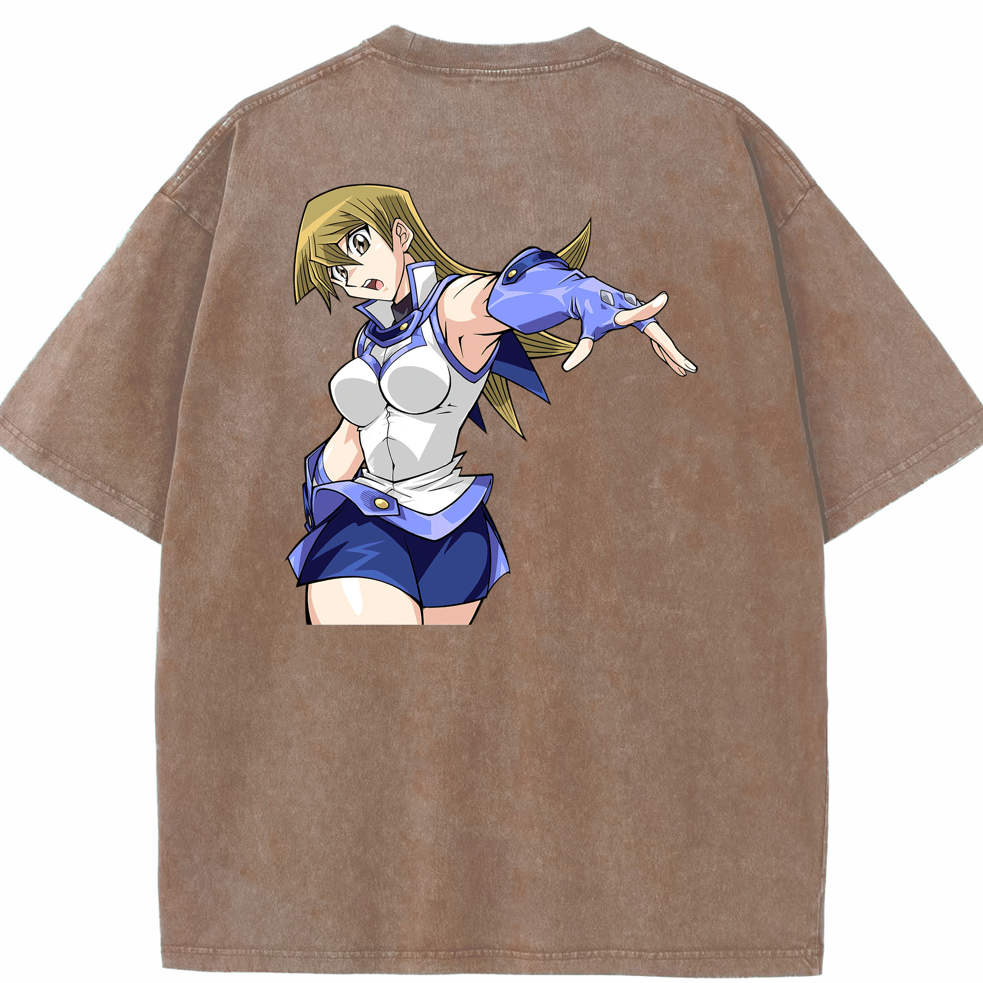 （画像用） 遊☆戯☆王 Yu-Gi-Oh! 綿100% ヴィンテージ風 半袖Tシャツ（背面プリント）