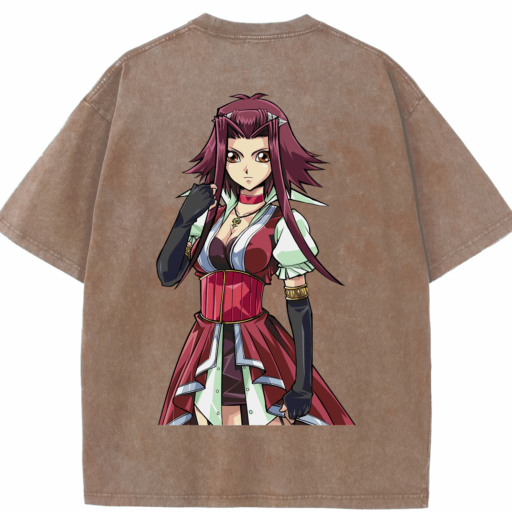 （画像用） 遊☆戯☆王 Yu-Gi-Oh! 綿100% ヴィンテージ風 半袖Tシャツ（背面プリント）