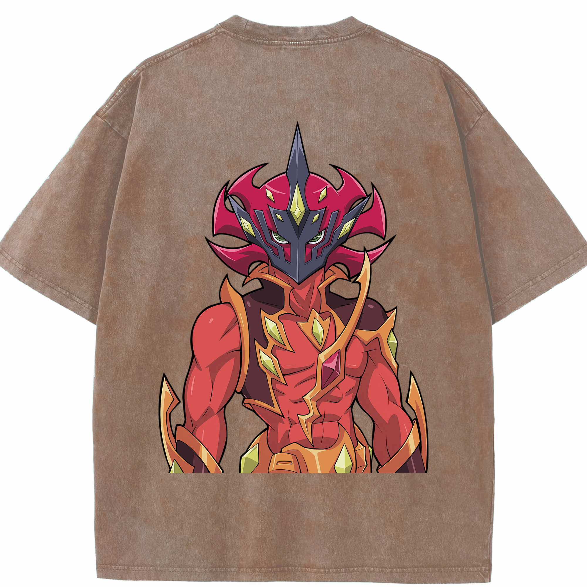 （画像用） 遊☆戯☆王 Yu-Gi-Oh! 綿100% ヴィンテージ風 半袖Tシャツ（背面プリント）