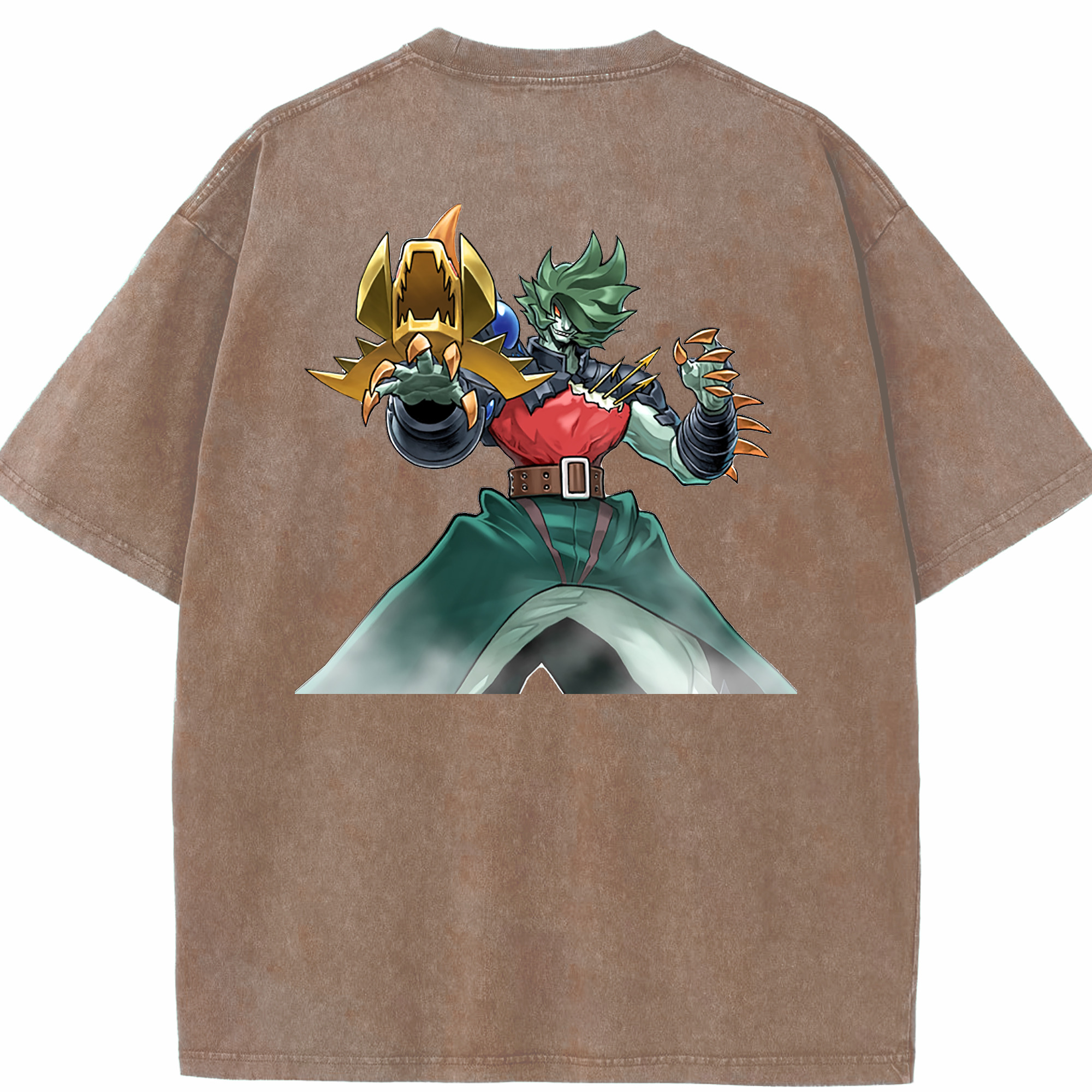 （画像用） 遊☆戯☆王 Yu-Gi-Oh! 綿100% ヴィンテージ風 半袖Tシャツ（背面プリント）