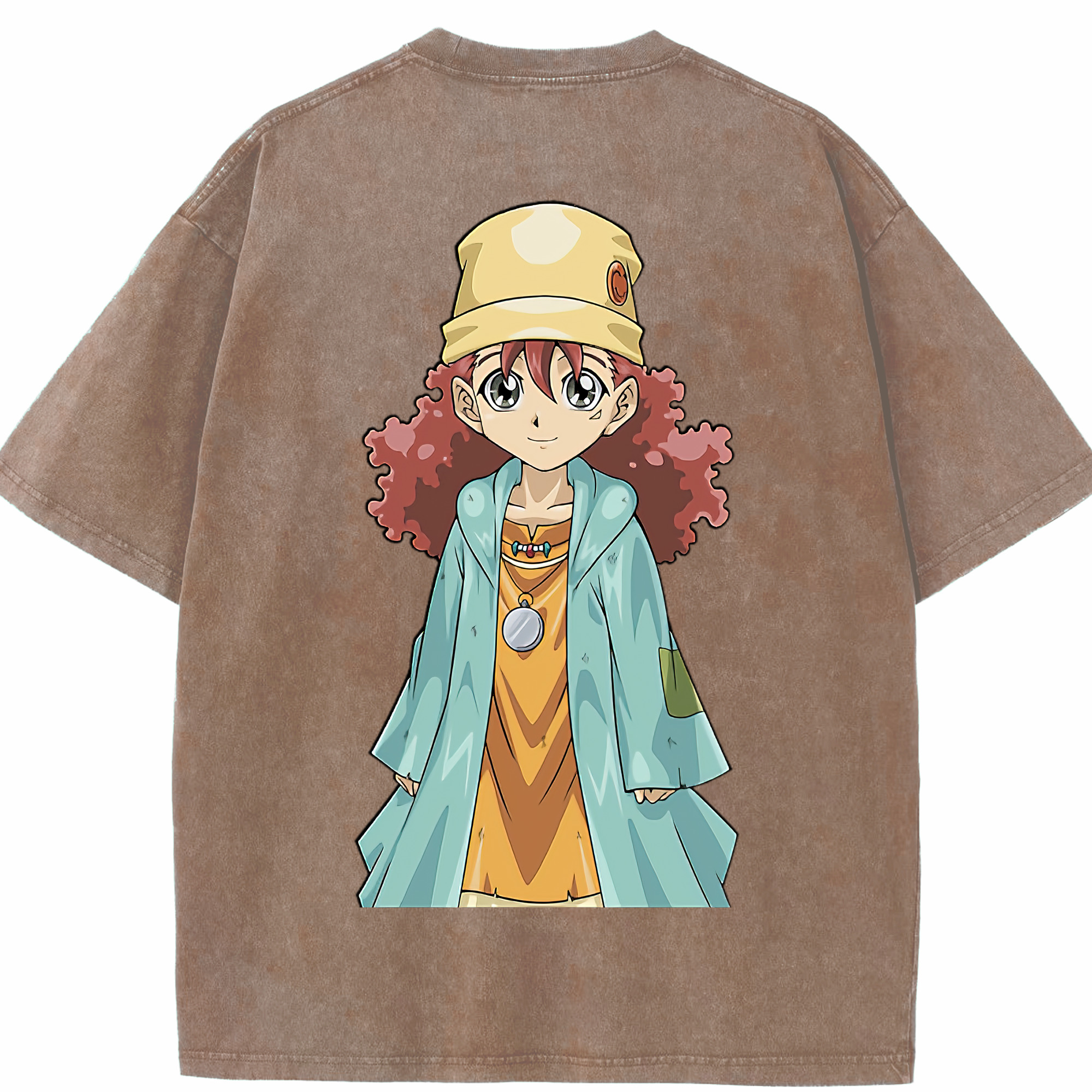 （画像用） 遊☆戯☆王 Yu-Gi-Oh! 綿100% ヴィンテージ風 半袖Tシャツ（背面プリント）