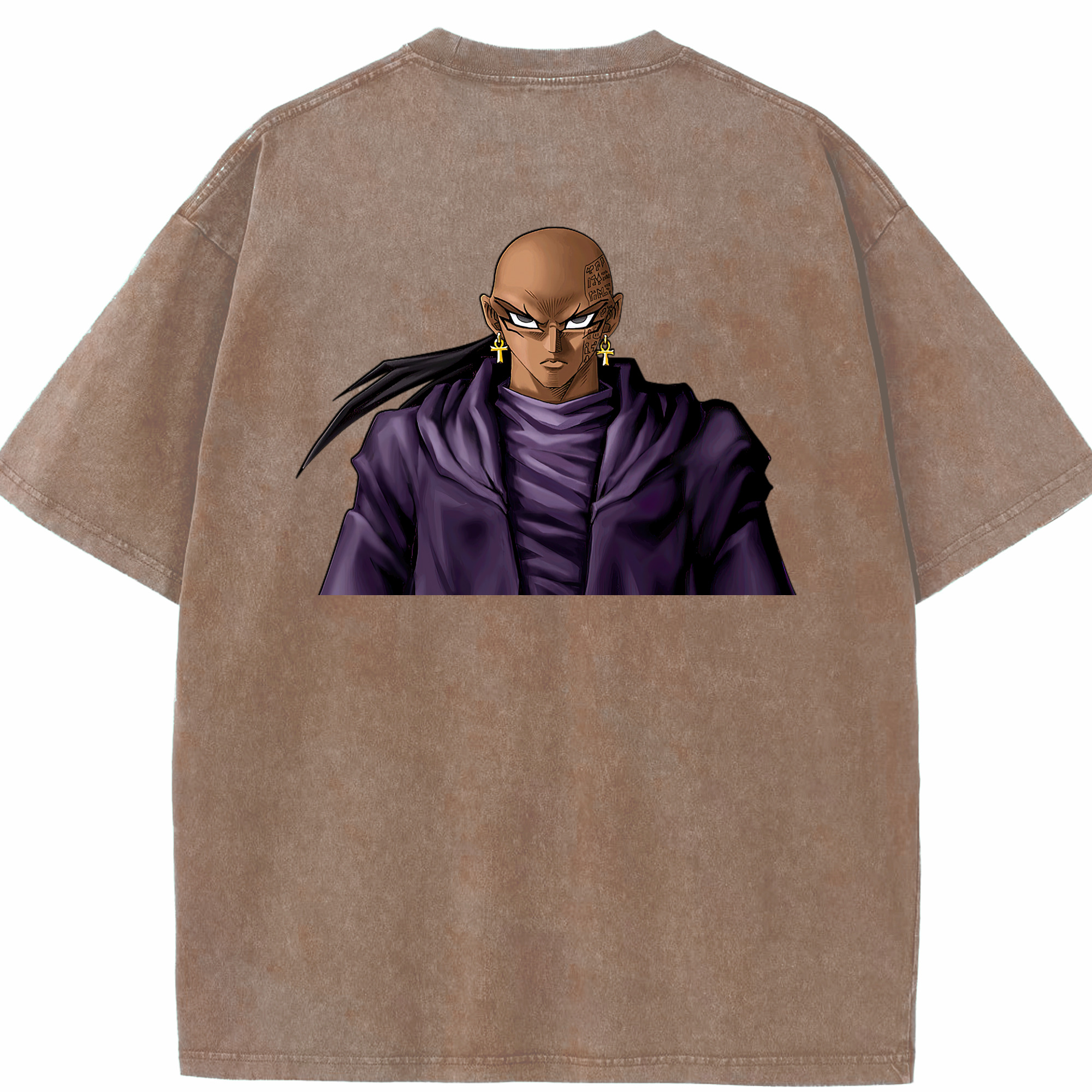 （画像用） 遊☆戯☆王 Yu-Gi-Oh! 綿100% ヴィンテージ風 半袖Tシャツ（背面プリント）