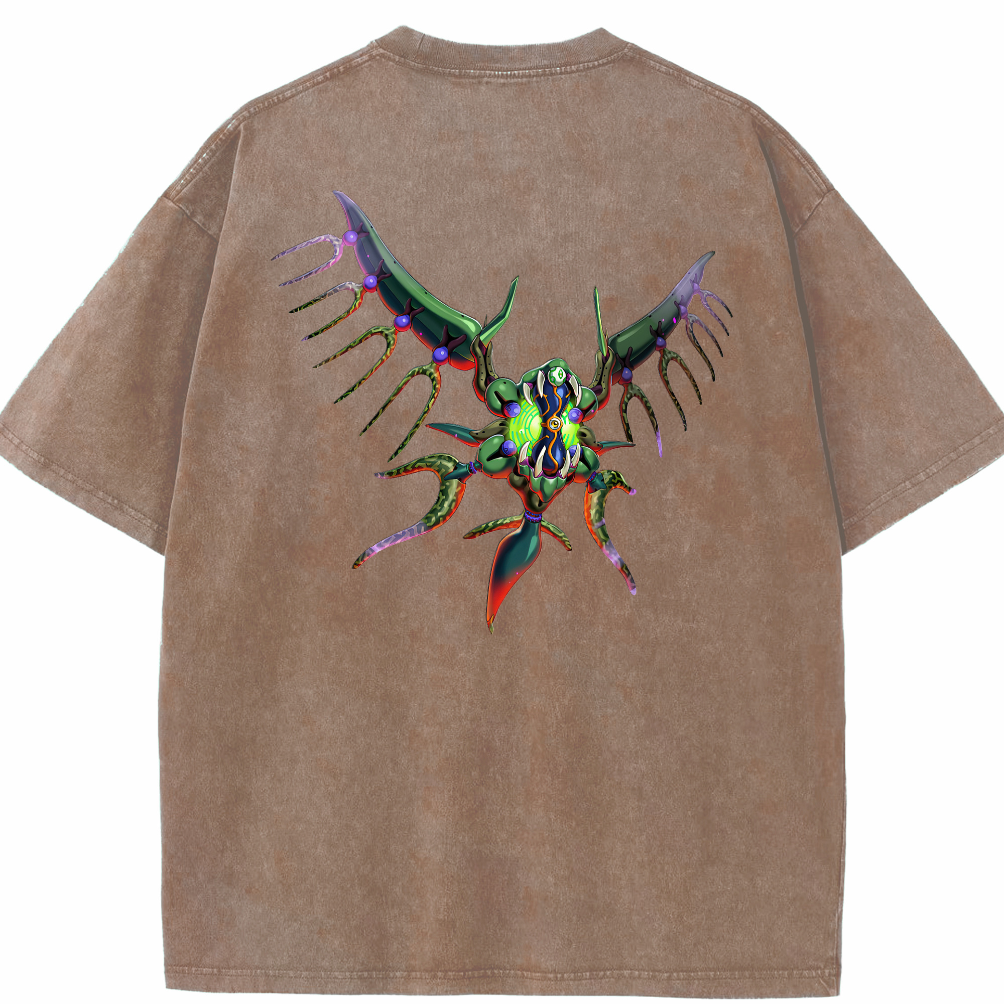 （画像用） 遊☆戯☆王 Yu-Gi-Oh! 綿100% ヴィンテージ風 半袖Tシャツ（背面プリント）