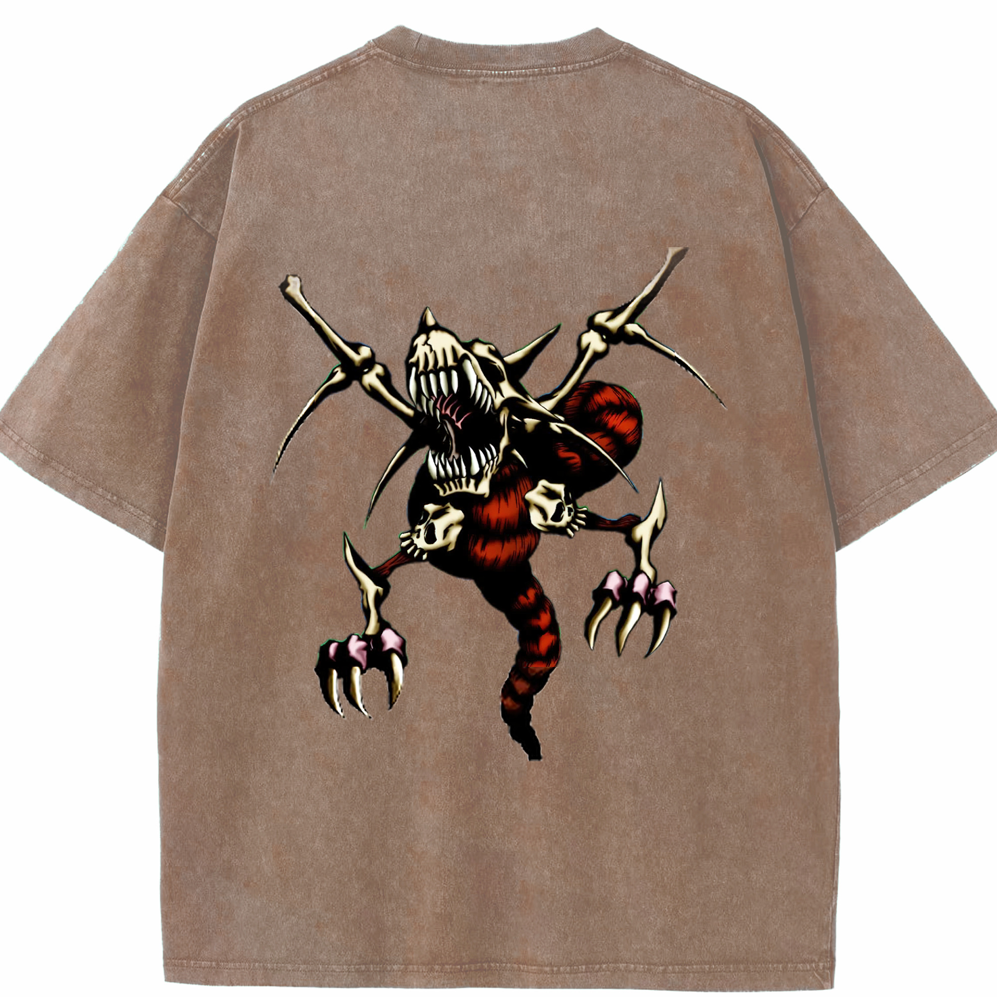 （画像用） 遊☆戯☆王 Yu-Gi-Oh! 綿100% ヴィンテージ風 半袖Tシャツ（背面プリント）