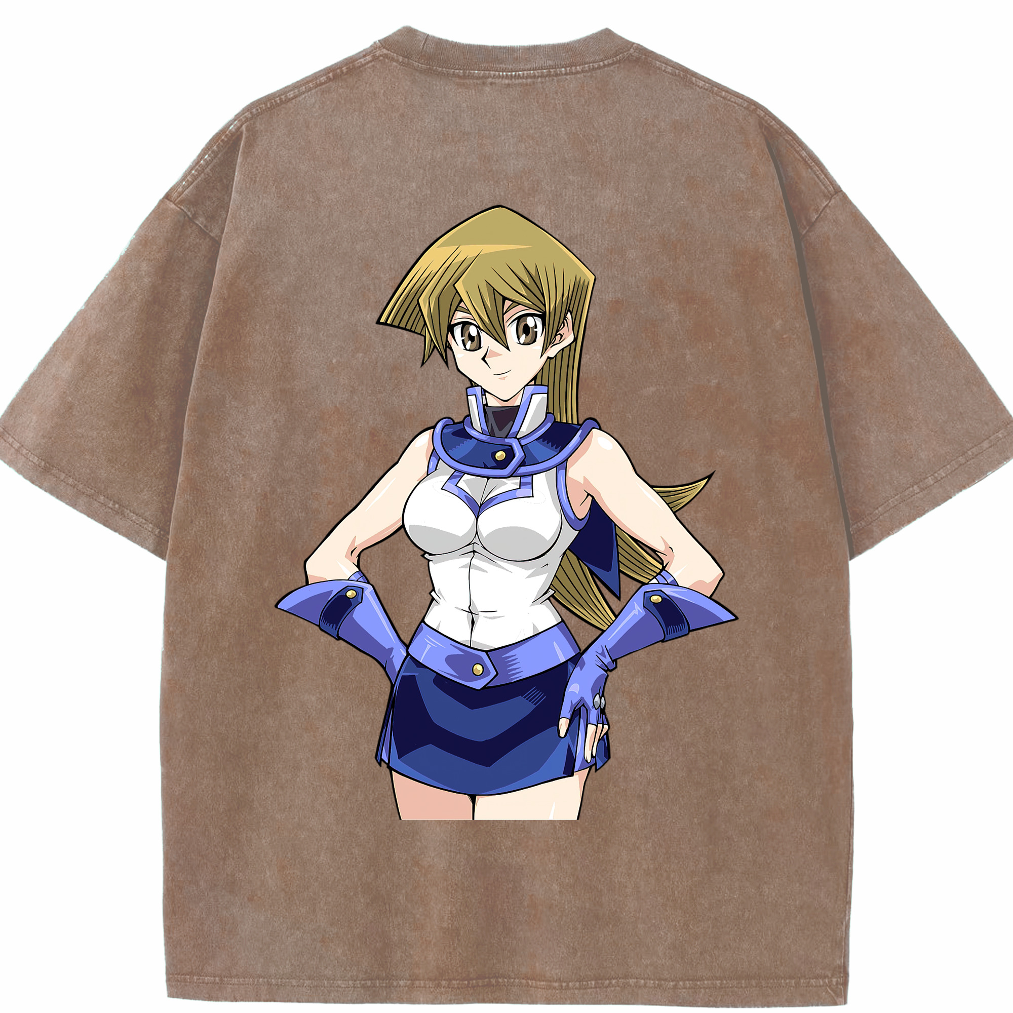 （画像用） 遊☆戯☆王 Yu-Gi-Oh! 綿100% ヴィンテージ風 半袖Tシャツ（背面プリント）