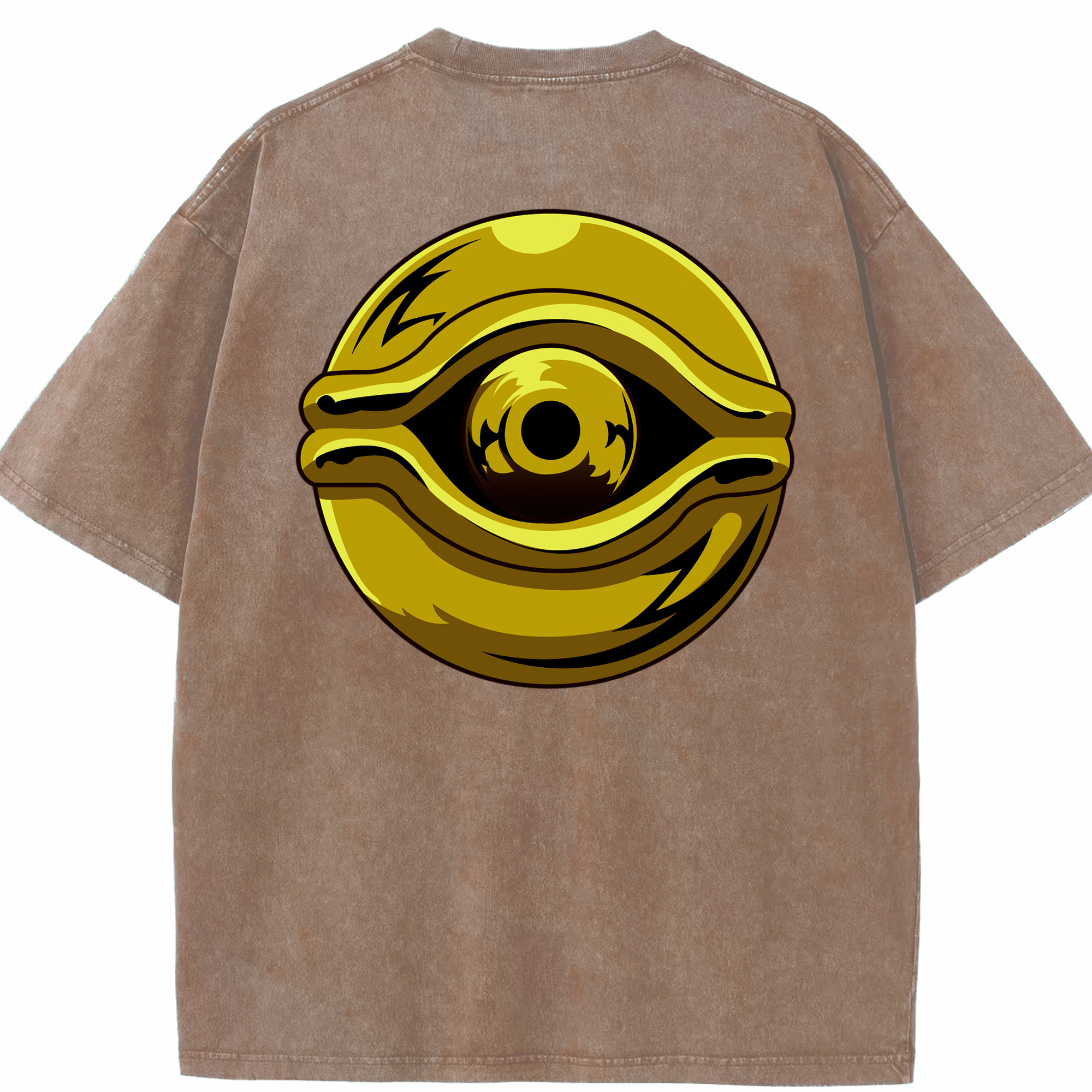 （画像用） 遊☆戯☆王 Yu-Gi-Oh! 綿100% ヴィンテージ風 半袖Tシャツ（背面プリント）