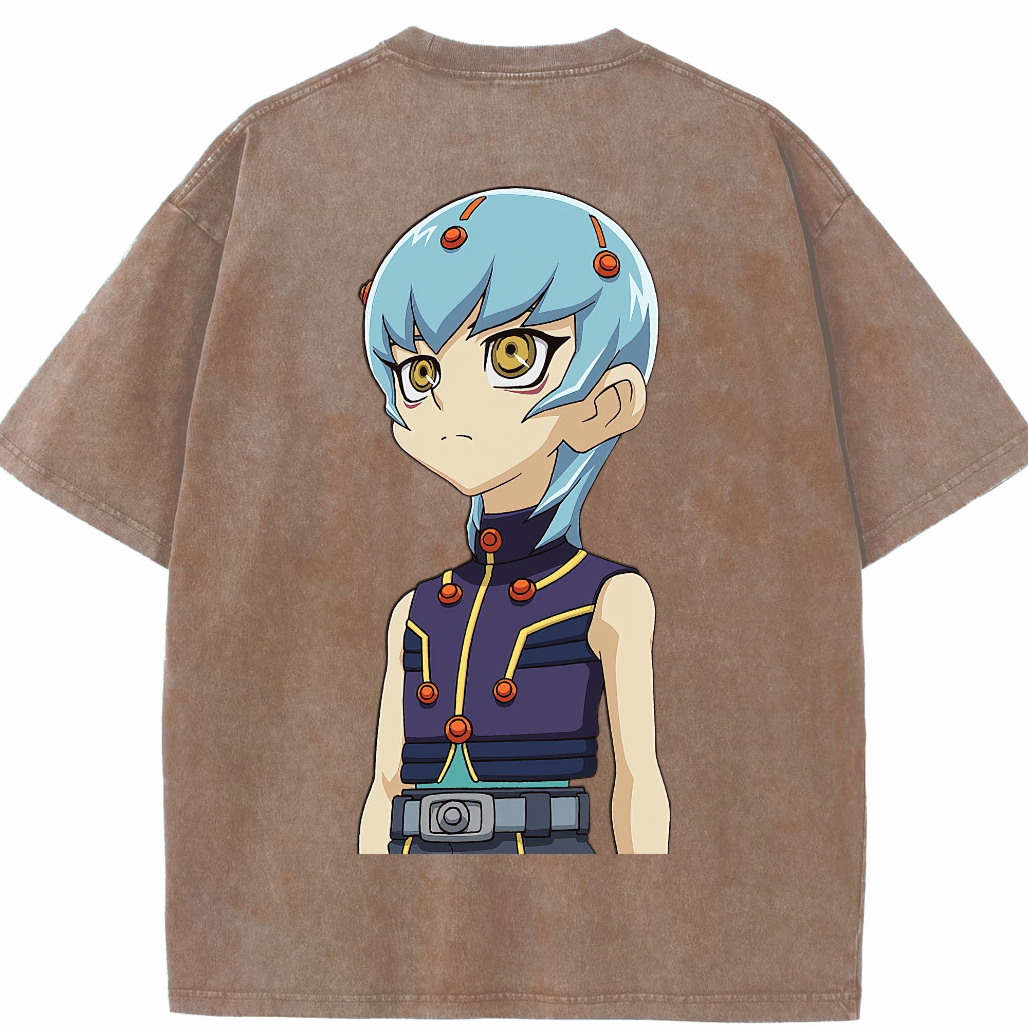 （画像用） 遊☆戯☆王 Yu-Gi-Oh! 綿100% ヴィンテージ風 半袖Tシャツ（背面プリント）