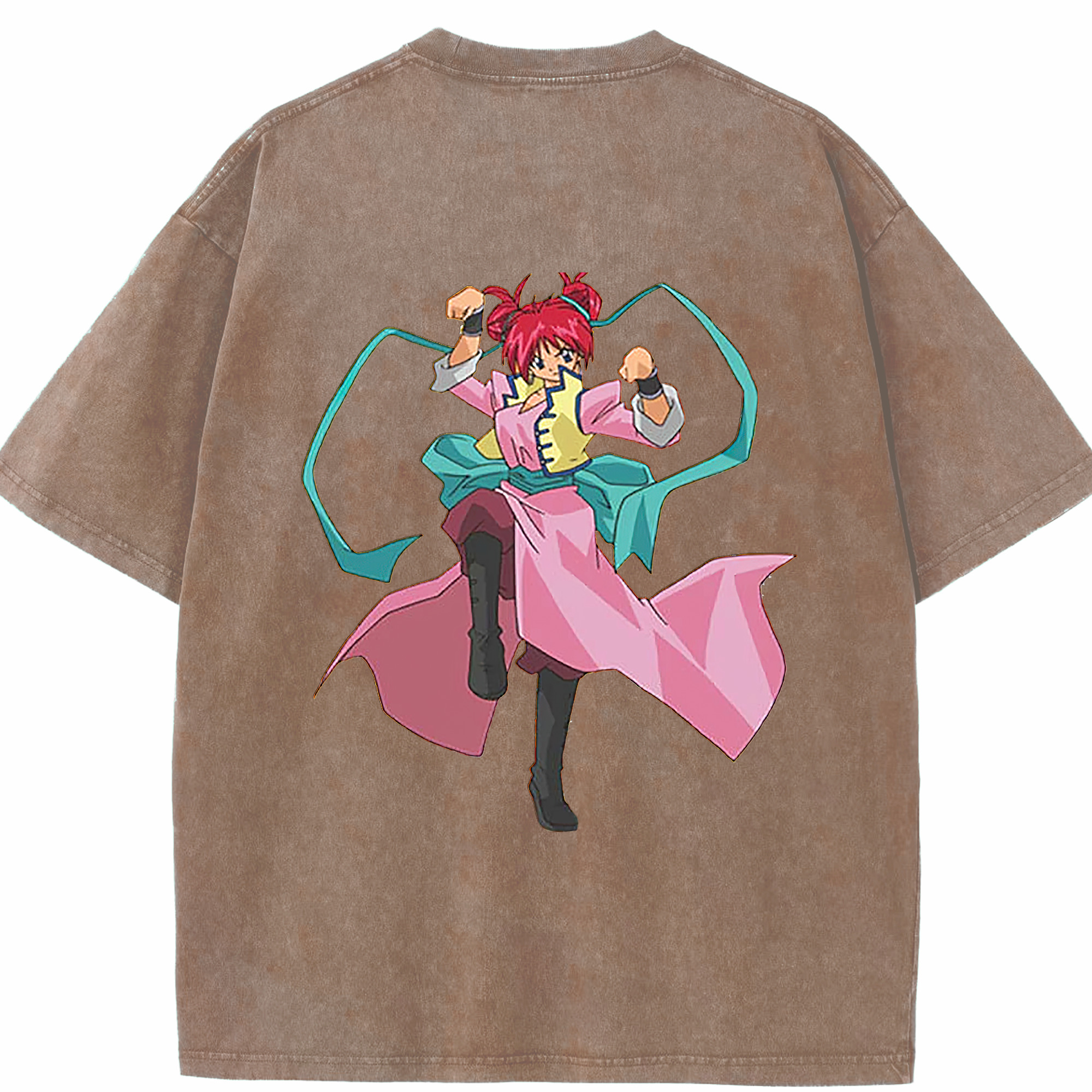 （画像用） 遊☆戯☆王 Yu-Gi-Oh! 綿100% ヴィンテージ風 半袖Tシャツ（背面プリント）