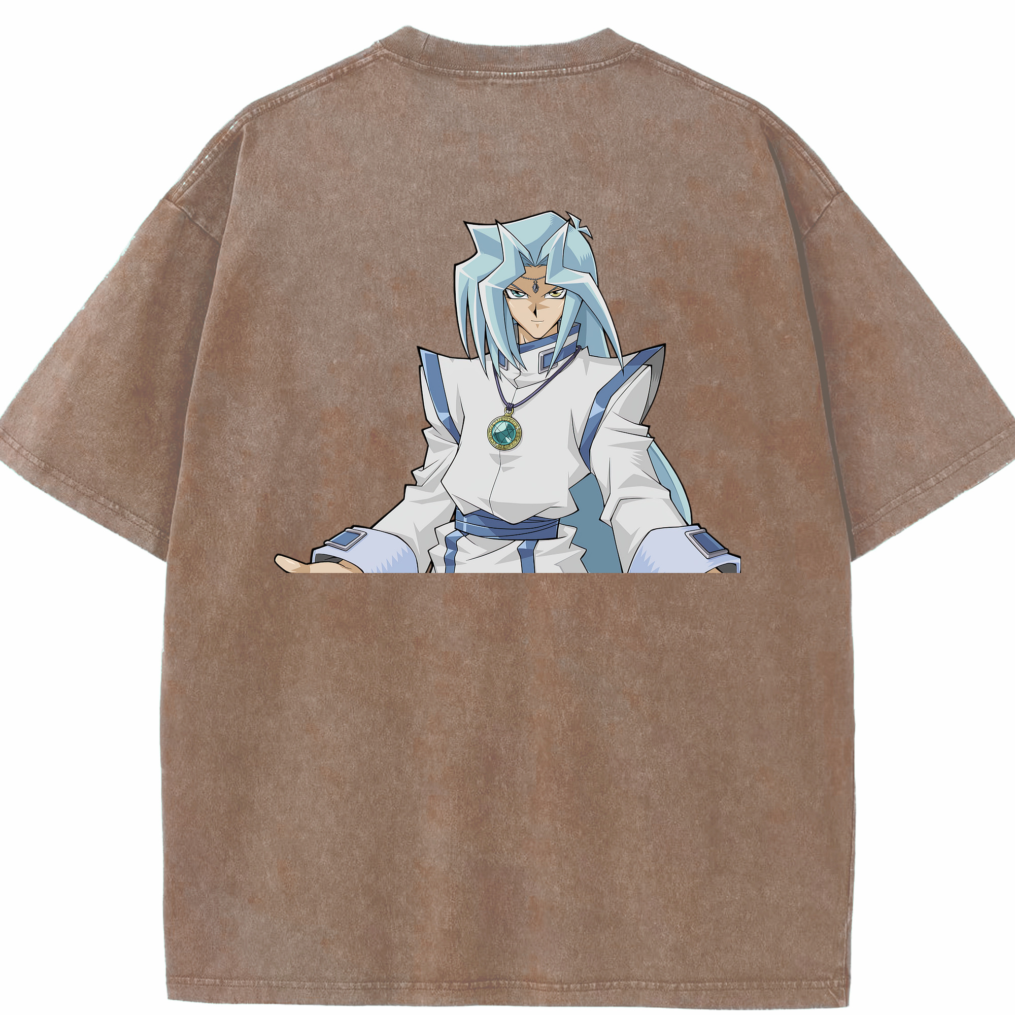 （画像用） 遊☆戯☆王 Yu-Gi-Oh! 綿100% ヴィンテージ風 半袖Tシャツ（背面プリント）