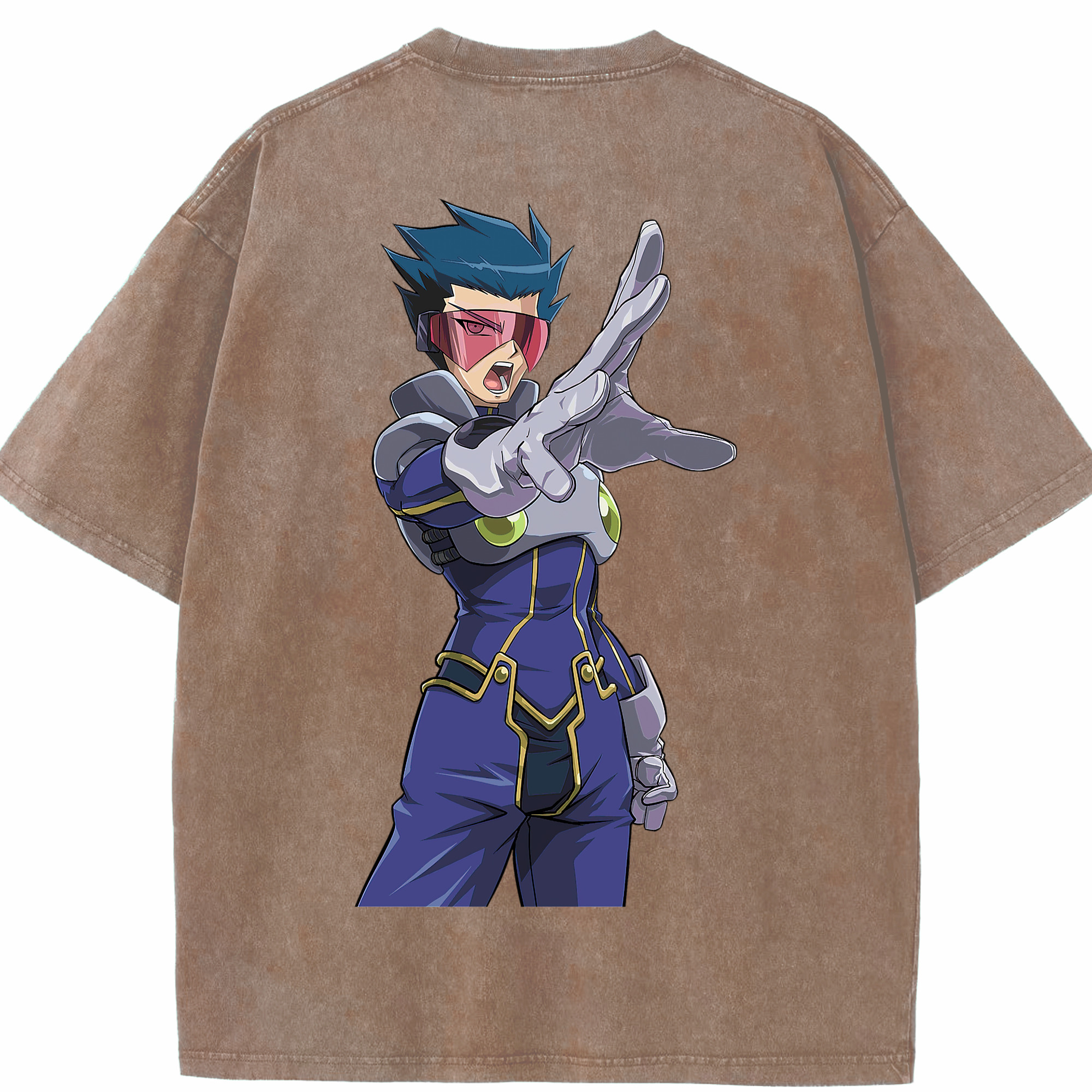 （画像用） 遊☆戯☆王 Yu-Gi-Oh! 綿100% ヴィンテージ風 半袖Tシャツ（背面プリント）