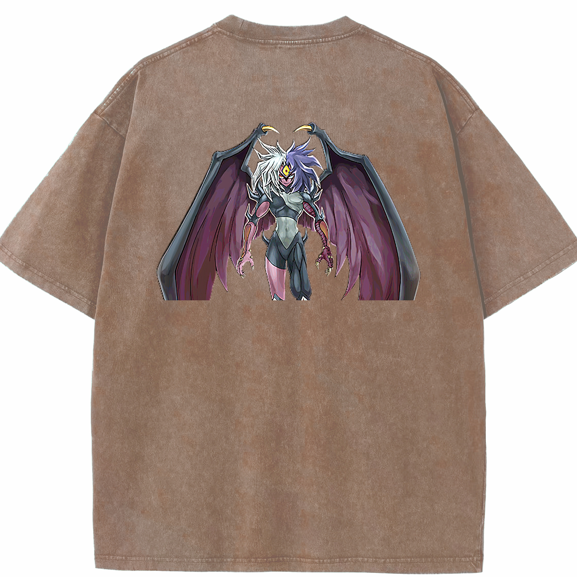 （画像用） 遊☆戯☆王 Yu-Gi-Oh! 綿100% ヴィンテージ風 半袖Tシャツ（背面プリント）