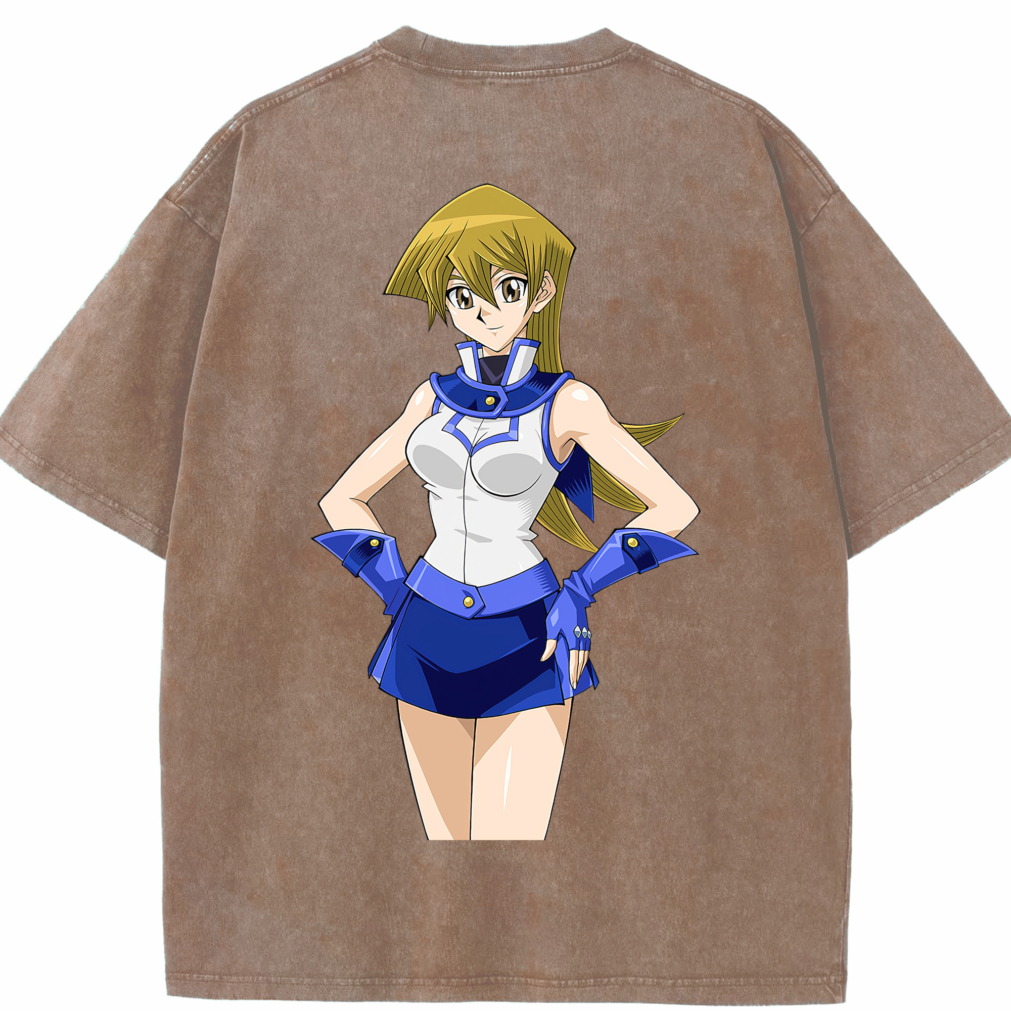 （画像用） 遊☆戯☆王 Yu-Gi-Oh! 綿100% ヴィンテージ風 半袖Tシャツ（背面プリント）