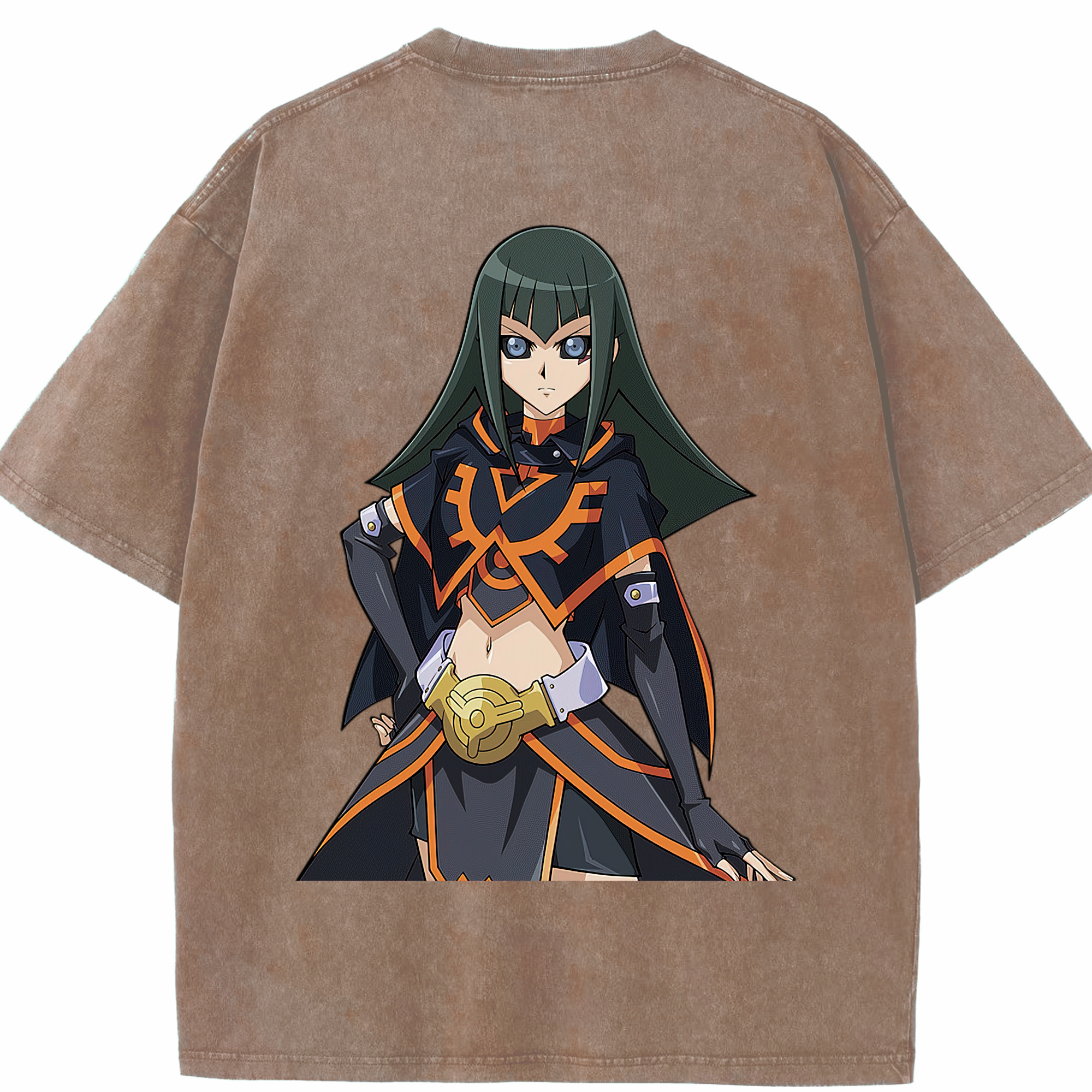 （画像用） 遊☆戯☆王 Yu-Gi-Oh! 綿100% ヴィンテージ風 半袖Tシャツ（背面プリント）
