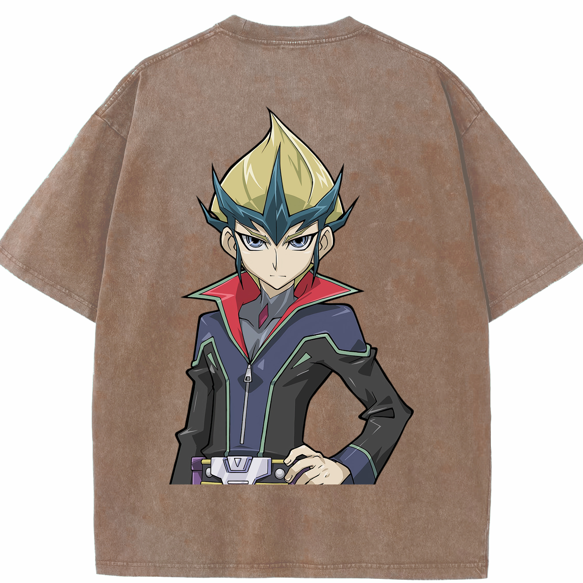 （画像用） 遊☆戯☆王 Yu-Gi-Oh! 綿100% ヴィンテージ風 半袖Tシャツ（背面プリント）
