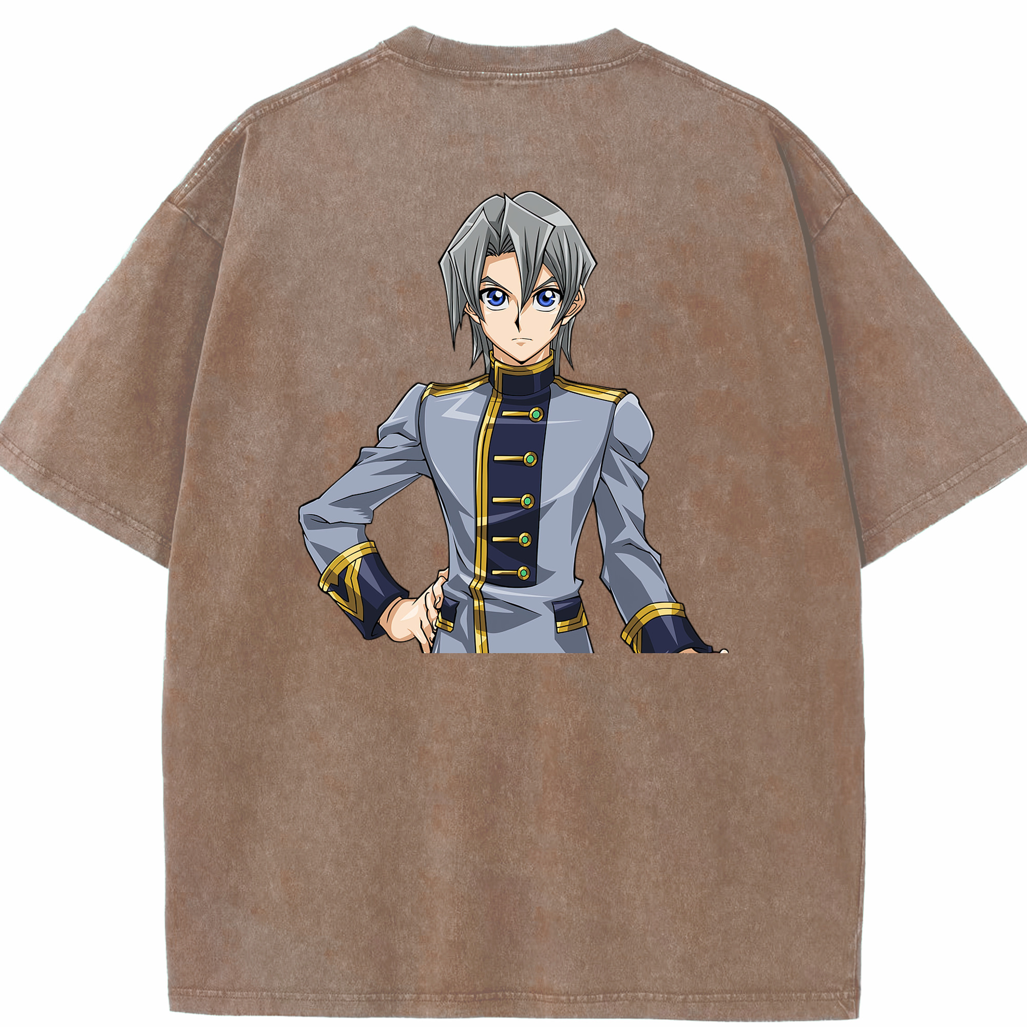 （画像用） 遊☆戯☆王 Yu-Gi-Oh! 綿100% ヴィンテージ風 半袖Tシャツ（背面プリント）