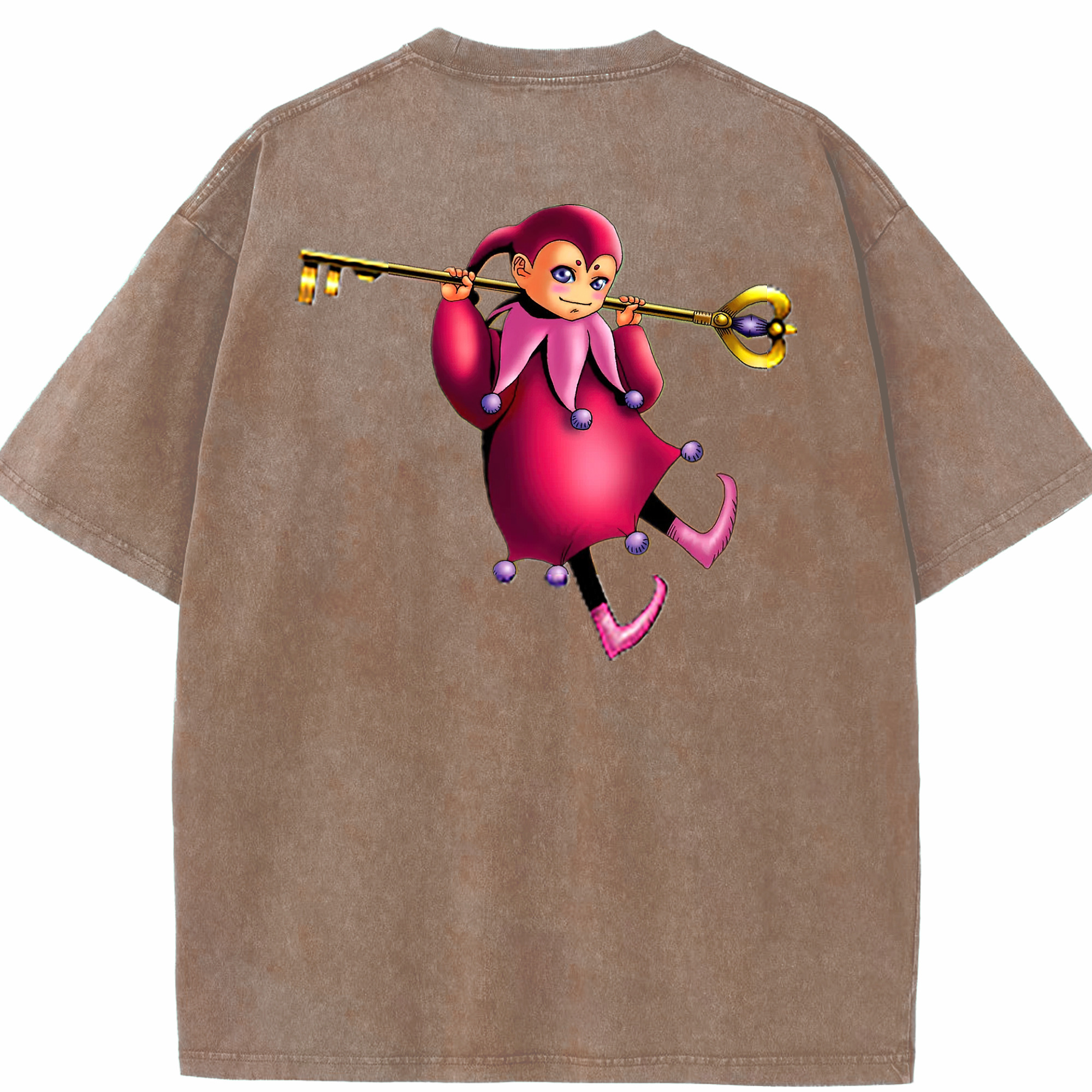 （画像用） 遊☆戯☆王 Yu-Gi-Oh! 綿100% ヴィンテージ風 半袖Tシャツ（背面プリント）