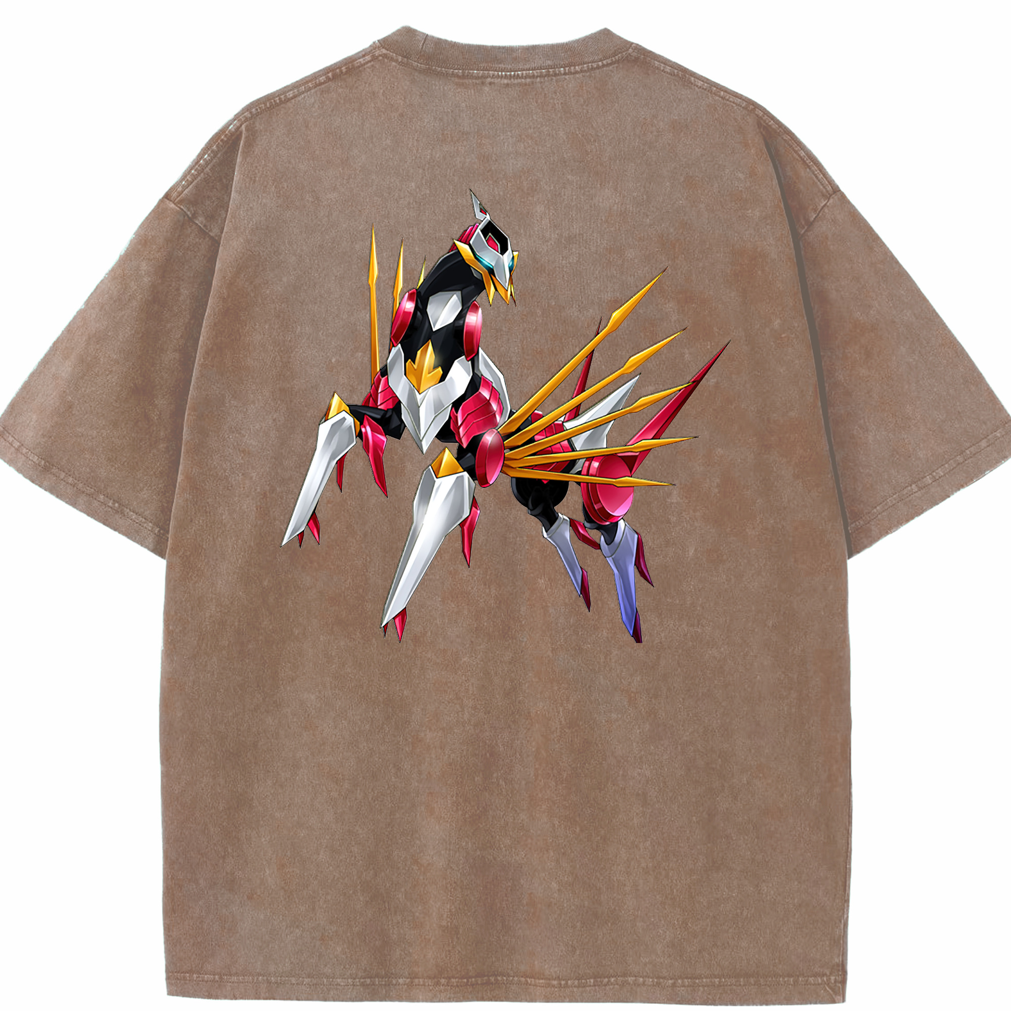 （画像用） 遊☆戯☆王 Yu-Gi-Oh! 綿100% ヴィンテージ風 半袖Tシャツ（背面プリント）