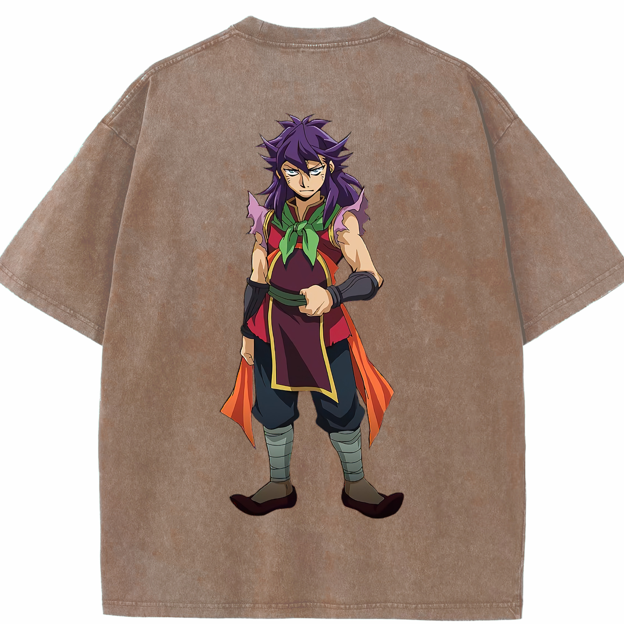 （画像用） 遊☆戯☆王 Yu-Gi-Oh! 綿100% ヴィンテージ風 半袖Tシャツ（背面プリント）