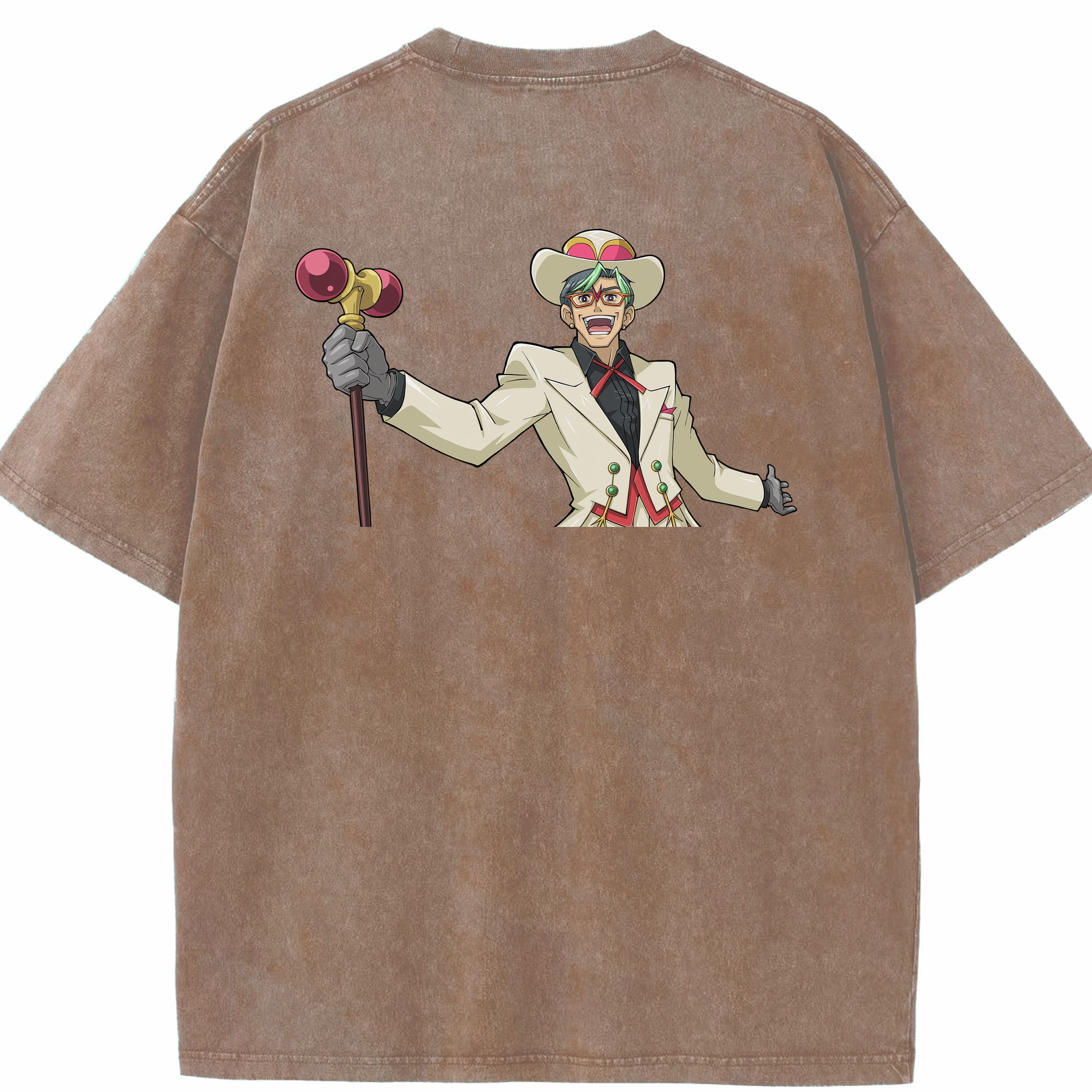 （画像用） 遊☆戯☆王 Yu-Gi-Oh! 綿100% ヴィンテージ風 半袖Tシャツ（背面プリント）