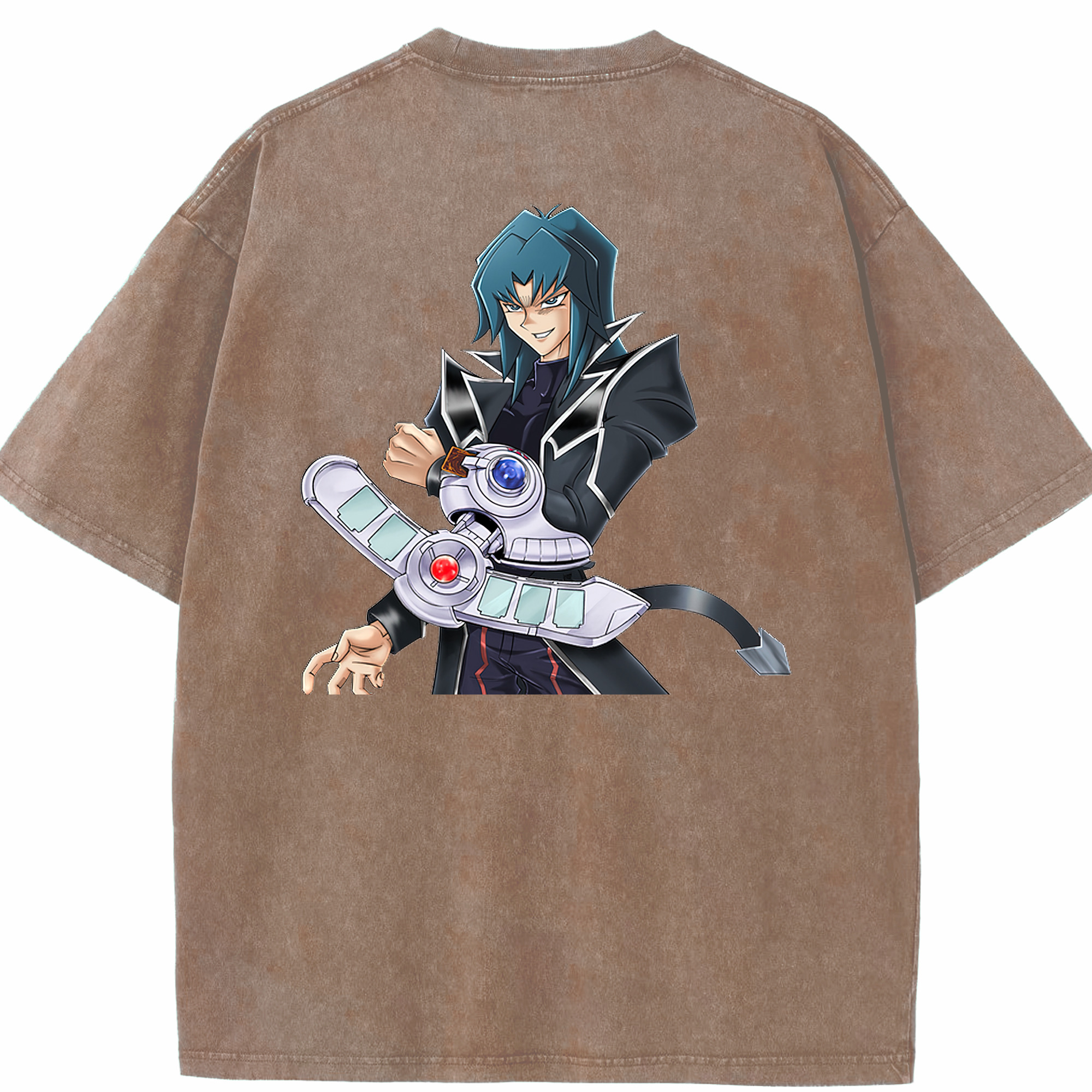 （画像用） 遊☆戯☆王 Yu-Gi-Oh! 綿100% ヴィンテージ風 半袖Tシャツ（背面プリント）