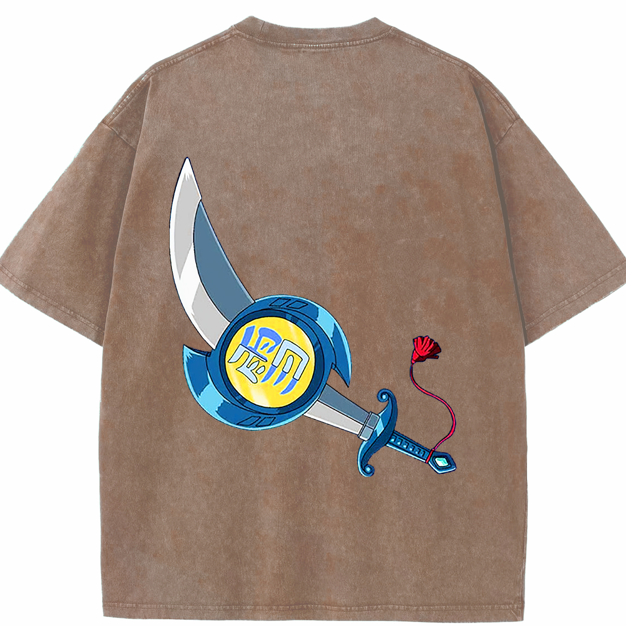 （画像用） 遊☆戯☆王 Yu-Gi-Oh! 綿100% ヴィンテージ風 半袖Tシャツ（背面プリント）