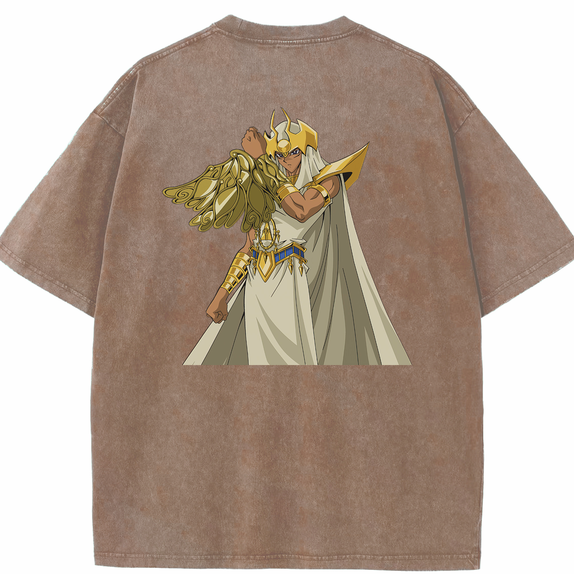 （画像用） 遊☆戯☆王 Yu-Gi-Oh! 綿100% ヴィンテージ風 半袖Tシャツ（背面プリント）