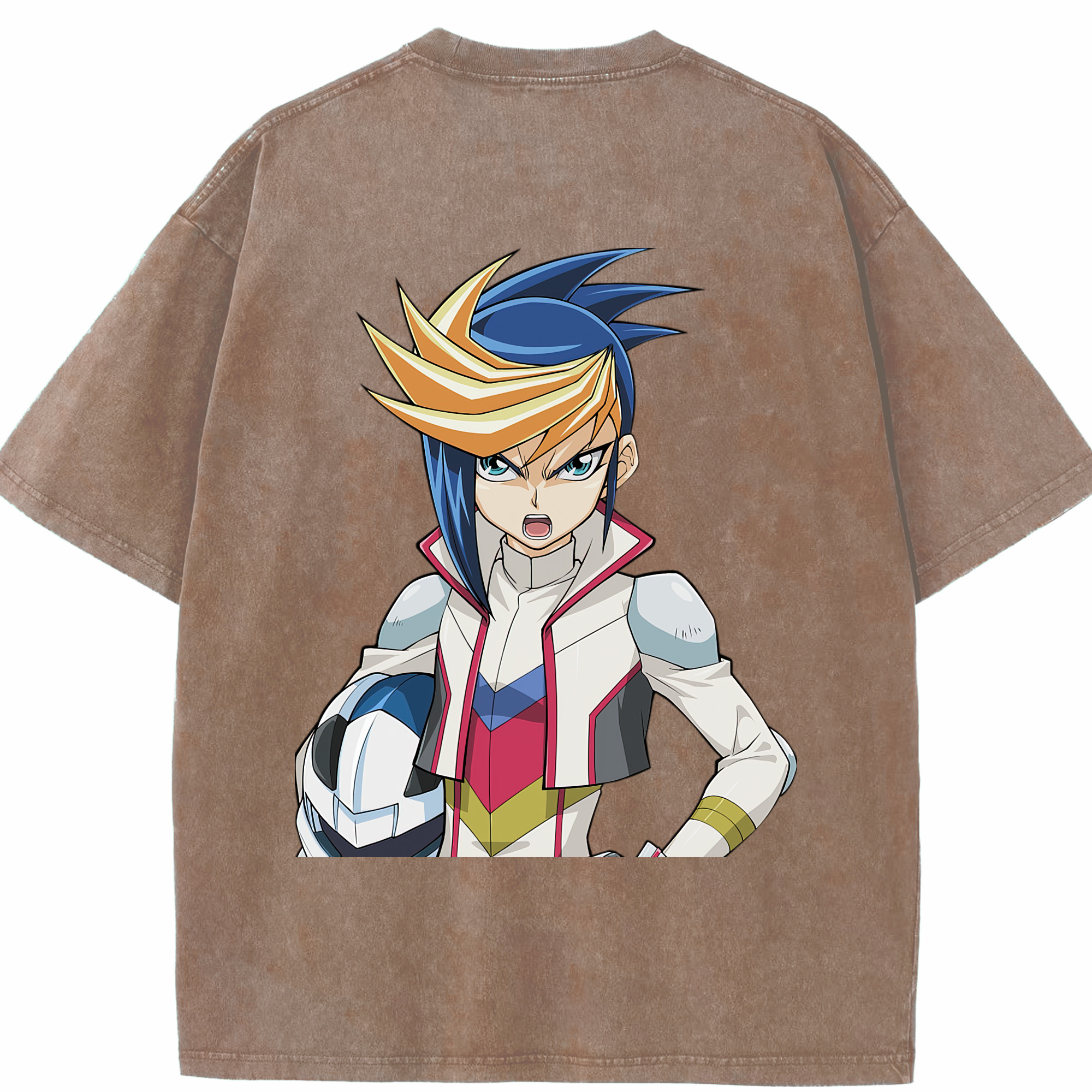 （画像用） 遊☆戯☆王 Yu-Gi-Oh! 綿100% ヴィンテージ風 半袖Tシャツ（背面プリント）