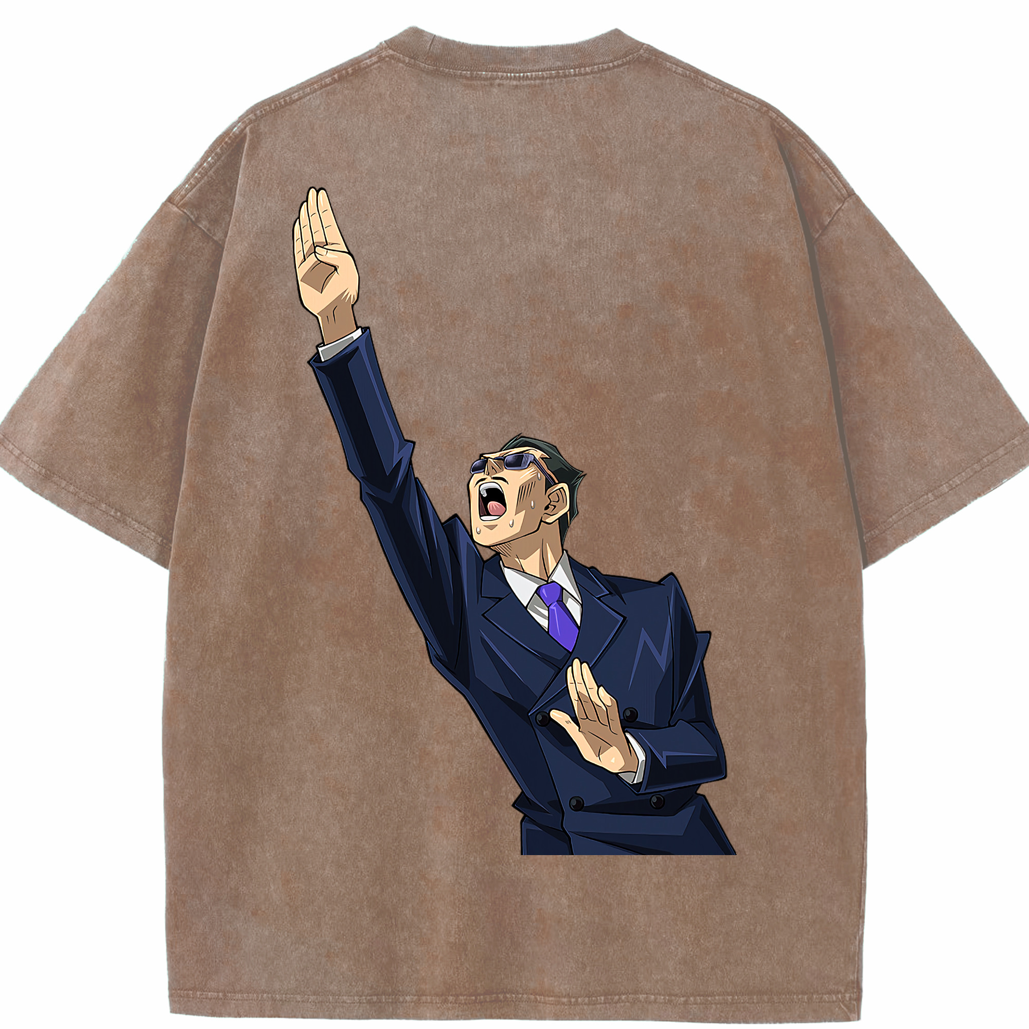 （画像用） 遊☆戯☆王 Yu-Gi-Oh! 綿100% ヴィンテージ風 半袖Tシャツ（背面プリント）
