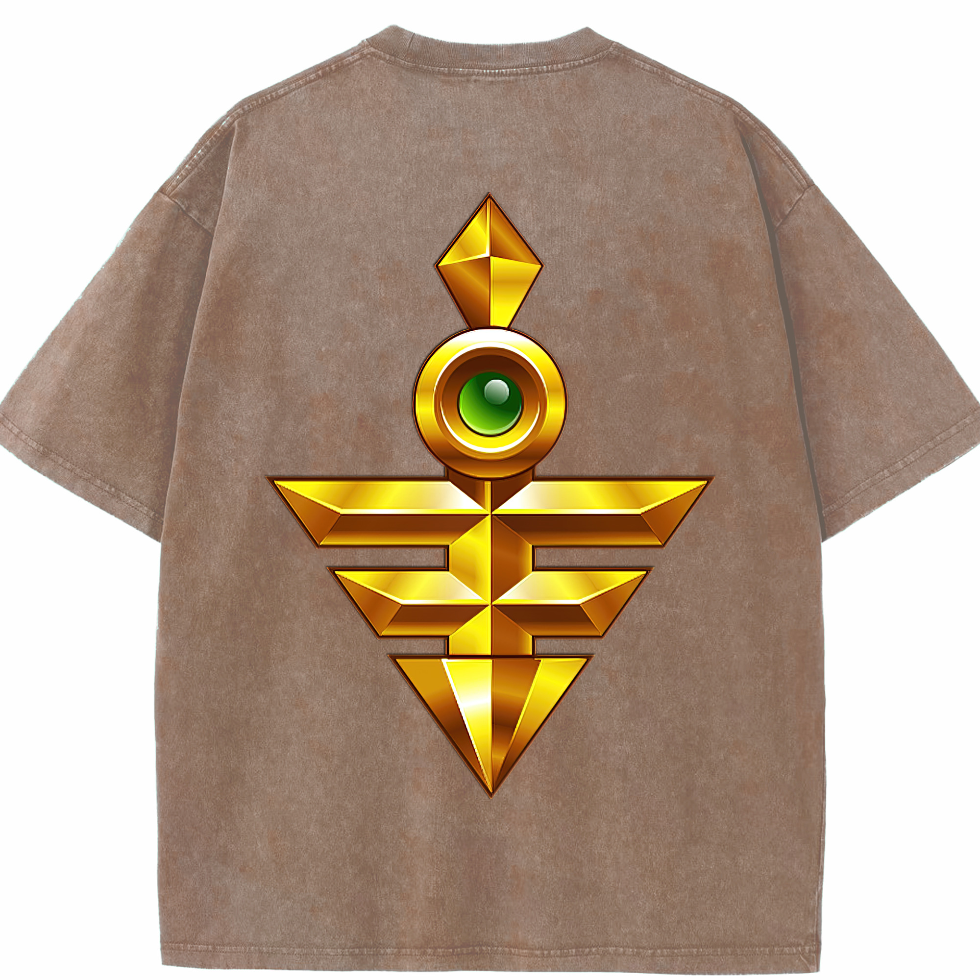 （画像用） 遊☆戯☆王 Yu-Gi-Oh! 綿100% ヴィンテージ風 半袖Tシャツ（背面プリント）