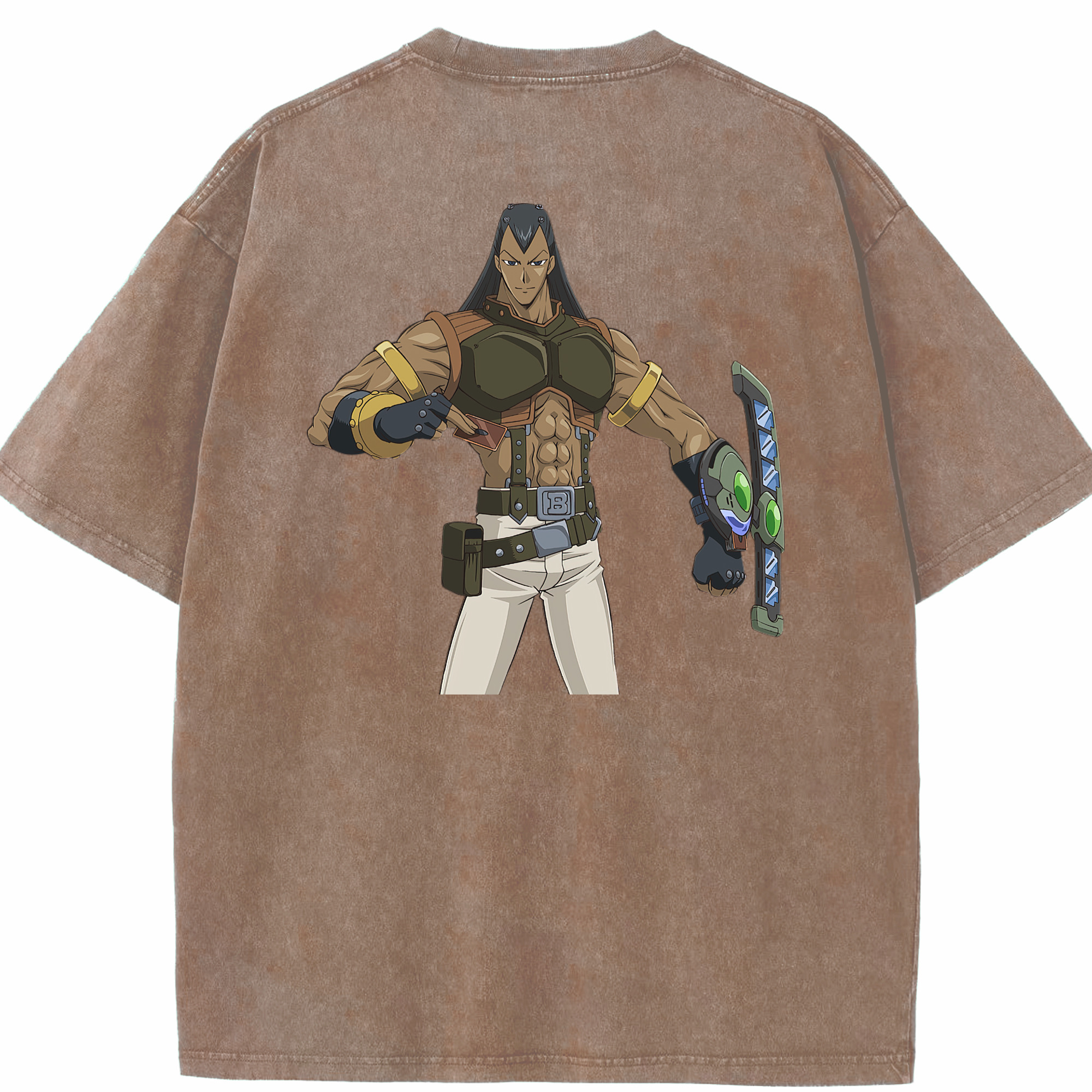 （画像用） 遊☆戯☆王 Yu-Gi-Oh! 綿100% ヴィンテージ風 半袖Tシャツ（背面プリント）