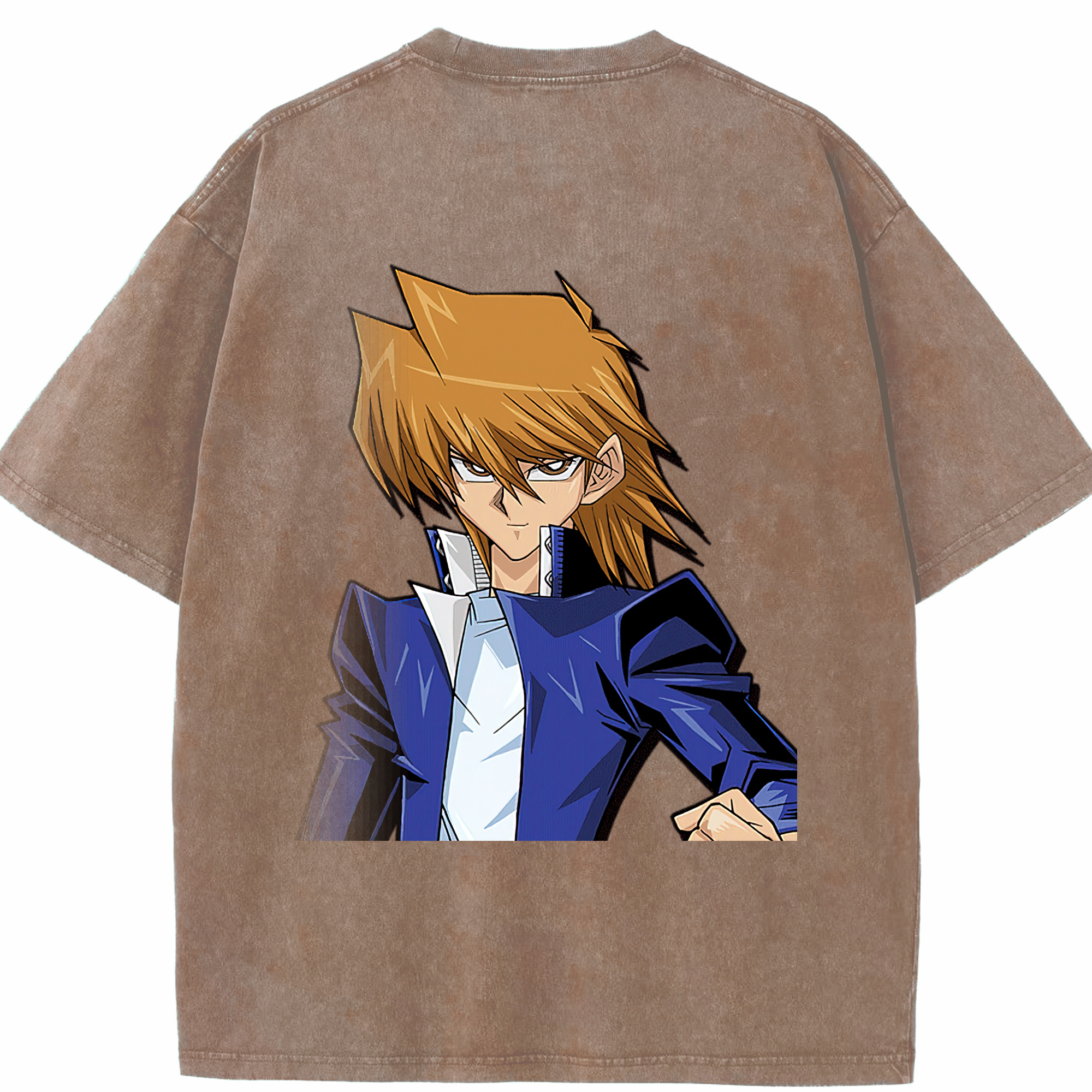 （画像用） 遊☆戯☆王 Yu-Gi-Oh! 綿100% ヴィンテージ風 半袖Tシャツ（背面プリント）