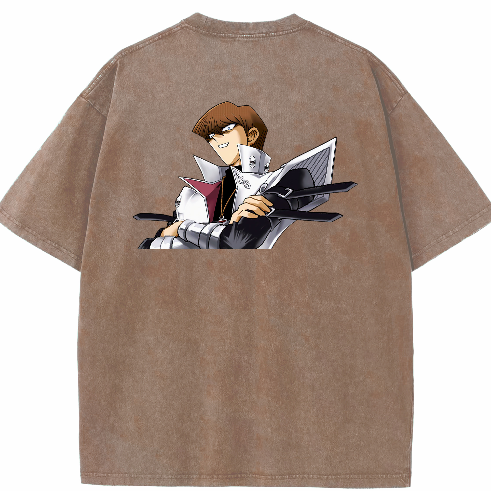 （画像用） 遊☆戯☆王 Yu-Gi-Oh! 綿100% ヴィンテージ風 半袖Tシャツ（背面プリント）
